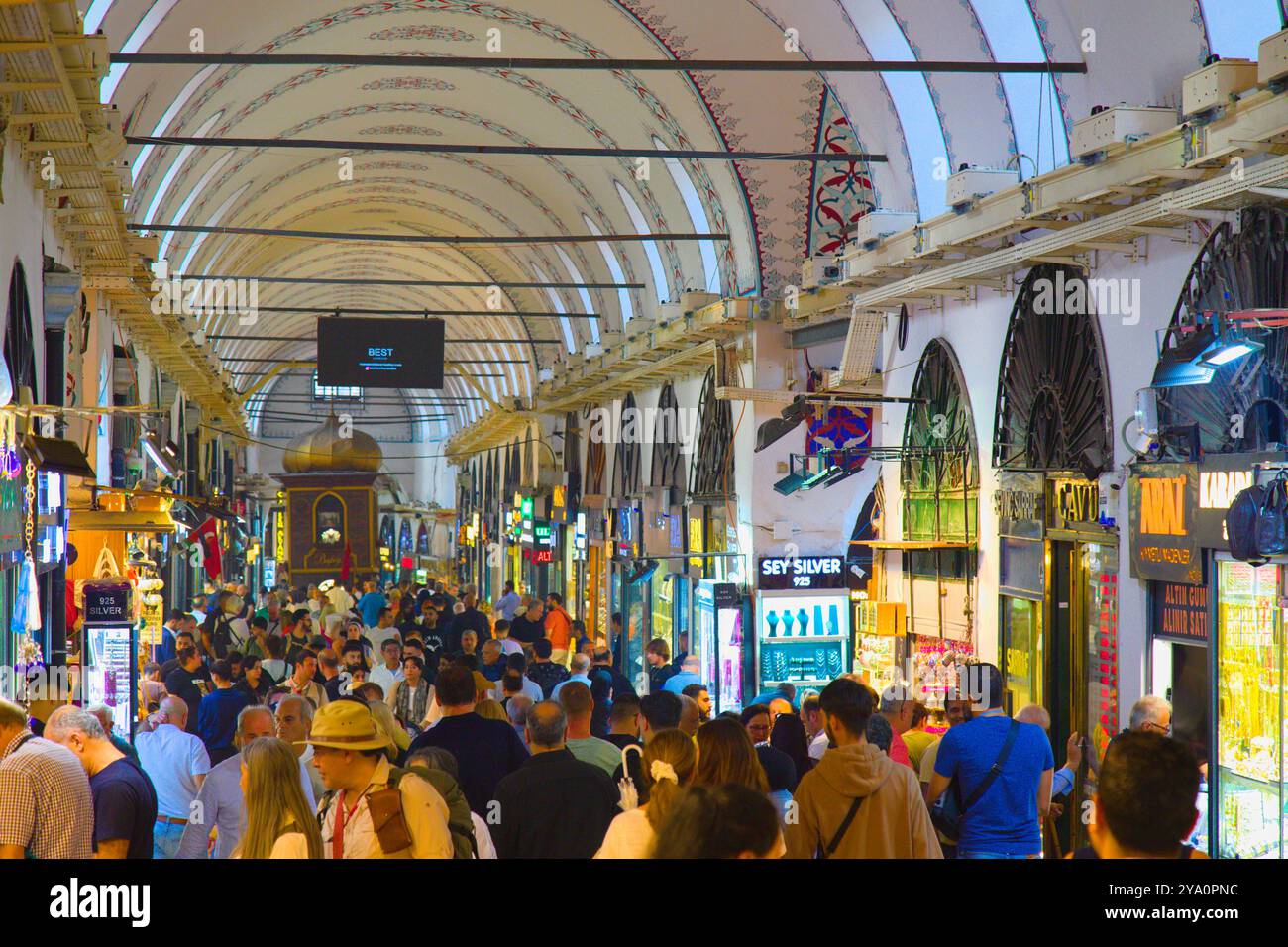 Türkiye, Turquie, Istanbul, Kapali Carsi, Grand Bazar, Banque D'Images