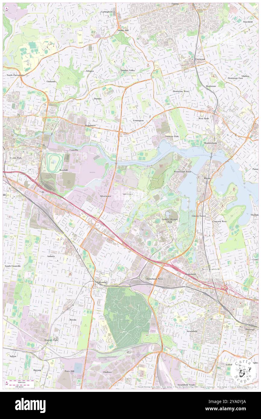 Newington, Parramatta, au, Australie, Nouvelle-Galles du Sud, s 33 50' 5'', N 151 3' 25'', carte, Cartascapes carte publiée en 2024. Explorez Cartascapes, une carte qui révèle la diversité des paysages, des cultures et des écosystèmes de la Terre. Voyage à travers le temps et l'espace, découvrir l'interconnexion du passé, du présent et de l'avenir de notre planète. Banque D'Images