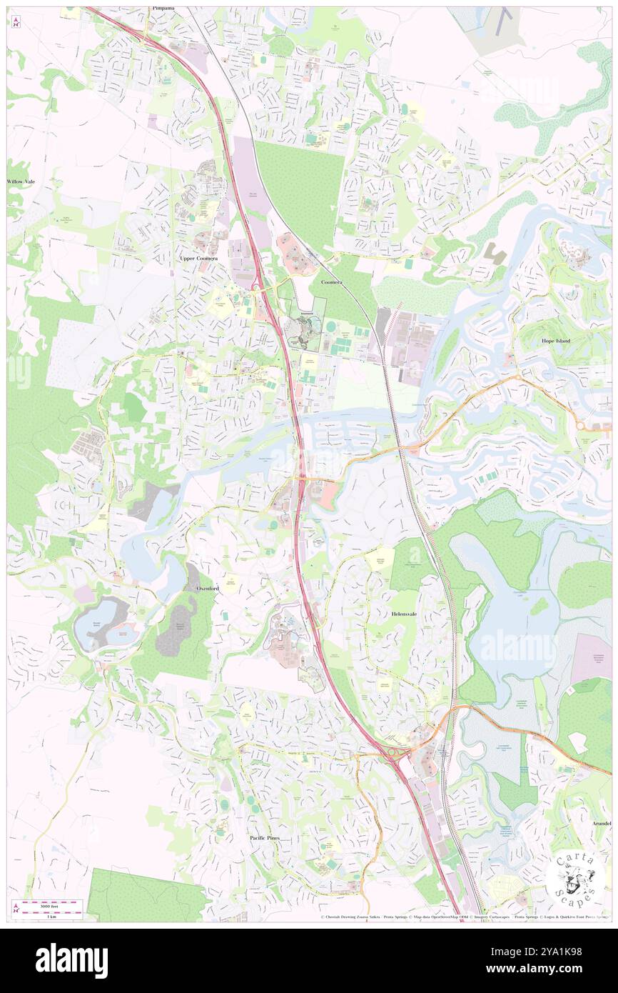 Oxenford Station, Gold Coast, au, Australie, Queensland, s 27 52' 59'', N 153 19' 0'', carte, Cartascapes carte publiée en 2024. Explorez Cartascapes, une carte qui révèle la diversité des paysages, des cultures et des écosystèmes de la Terre. Voyage à travers le temps et l'espace, découvrir l'interconnexion du passé, du présent et de l'avenir de notre planète. Banque D'Images