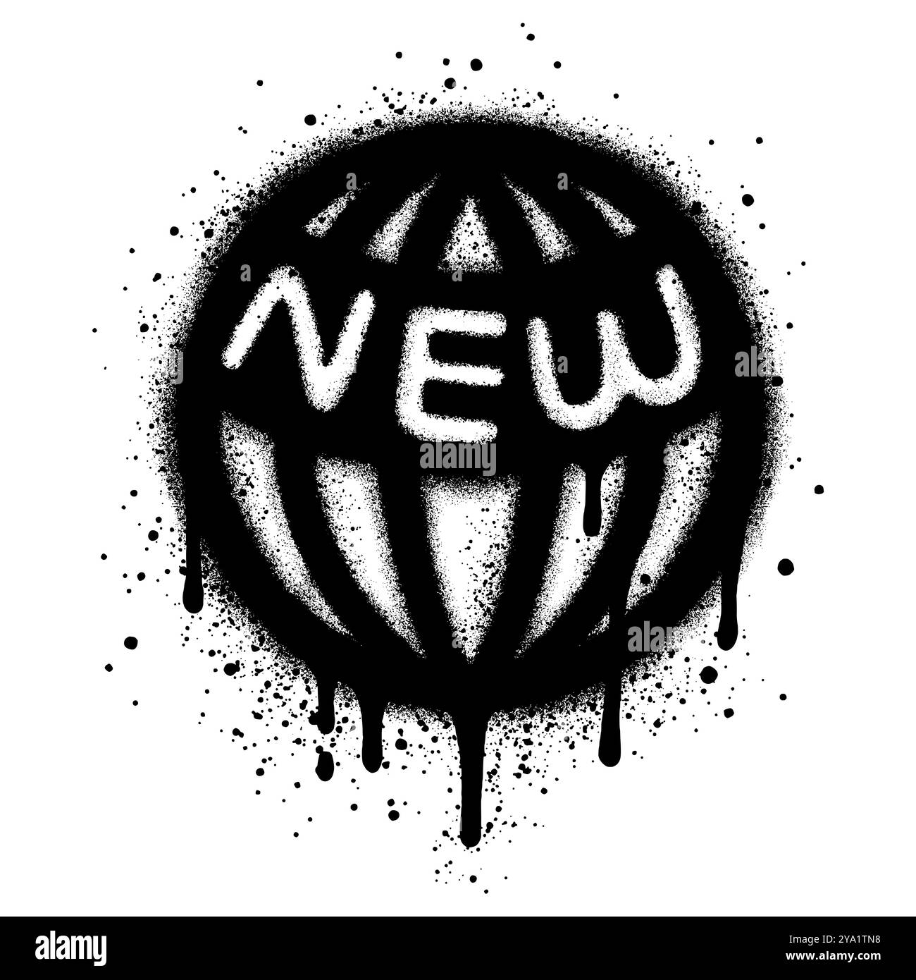 graffiti d'actualités mondiales avec peinture noire en aérosol. illustration vectorielle. Illustration de Vecteur graffiti d'actualités mondiales avec peinture noire en aérosol. illustration vectorielle. Illustration de Vecteur
