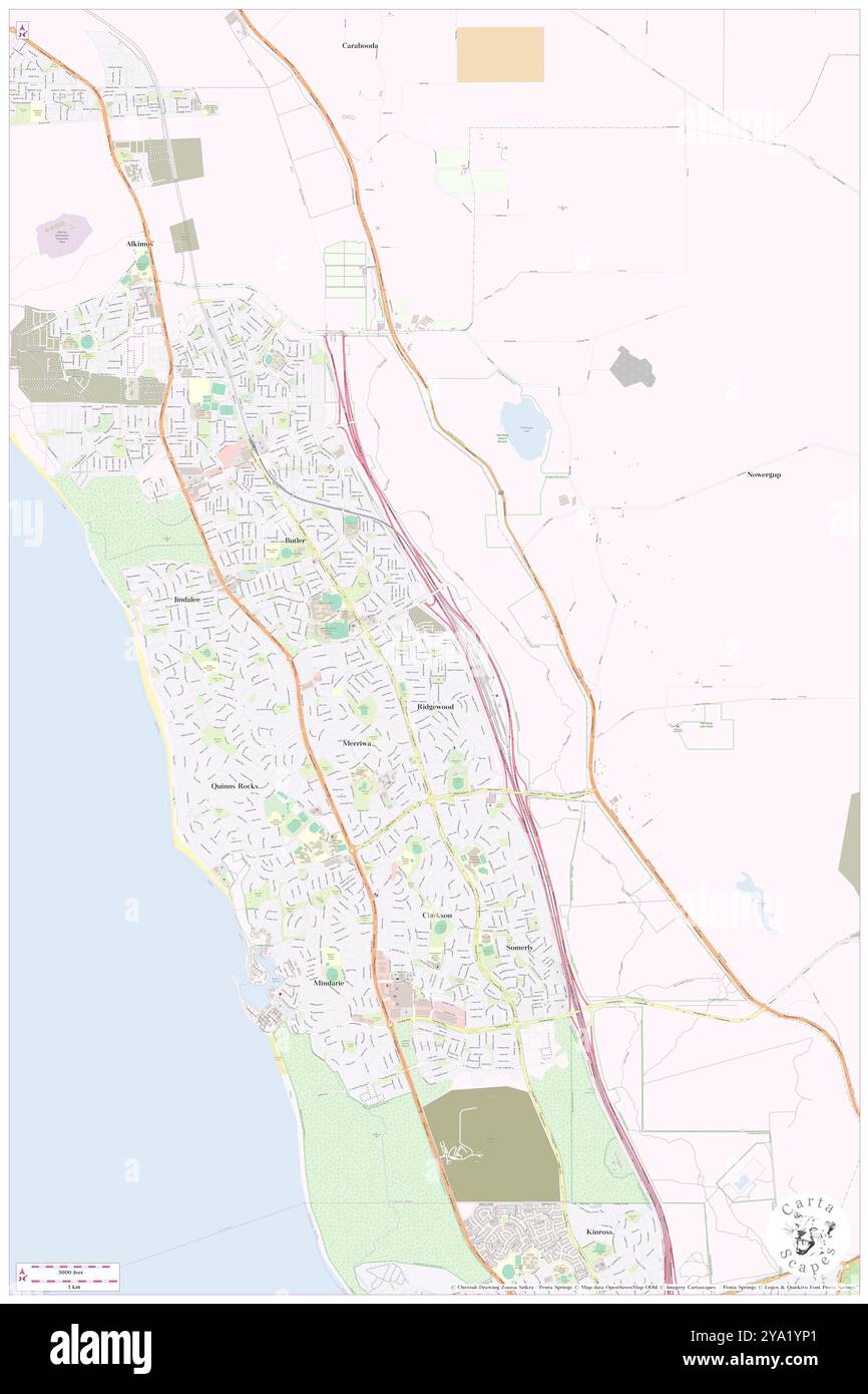 Ballymote Park, Wanneroo, au, Australie, Australie occidentale, s 31 39' 23'', N 115 43' 18'', carte, Cartascapes carte publiée en 2024. Explorez Cartascapes, une carte qui révèle la diversité des paysages, des cultures et des écosystèmes de la Terre. Voyage à travers le temps et l'espace, découvrir l'interconnexion du passé, du présent et de l'avenir de notre planète. Banque D'Images