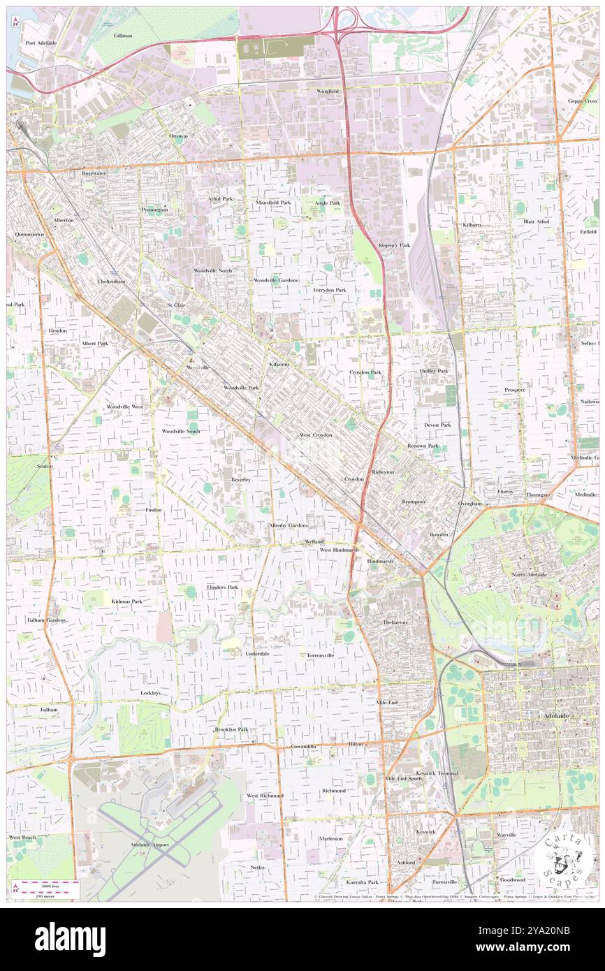 West Croydon Railway Station, Charles Sturt, au, Australie, Australie du Sud, s 34 53' 30'', N 138 33' 24'', carte, Cartascapes carte publiée en 2024. Explorez Cartascapes, une carte qui révèle la diversité des paysages, des cultures et des écosystèmes de la Terre. Voyage à travers le temps et l'espace, découvrir l'interconnexion du passé, du présent et de l'avenir de notre planète. Banque D'Images