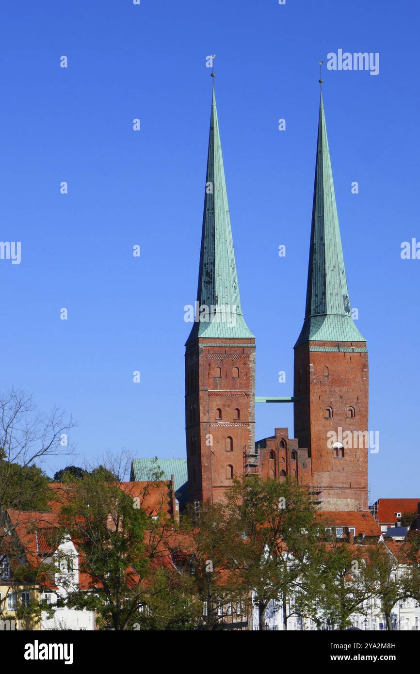 Cathédrale de Lübeck Banque D'Images