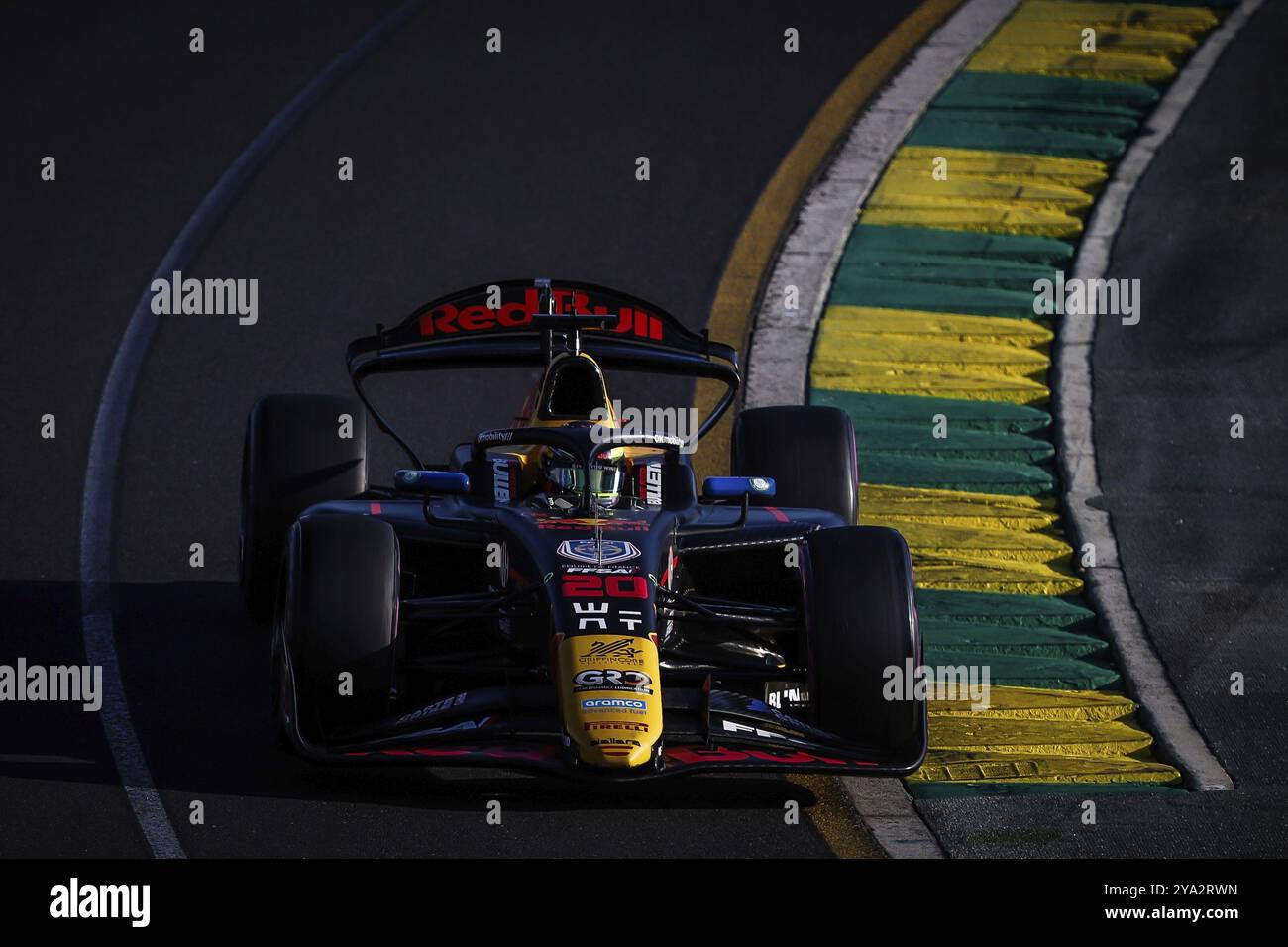 MELBOURNE, AUSTRALIE, 22 MARS : Isack Hadjar, de France, et Campos Racing, lors des qualifications au Grand Prix d'Australie de formule 2 2024 à Albert Park Banque D'Images