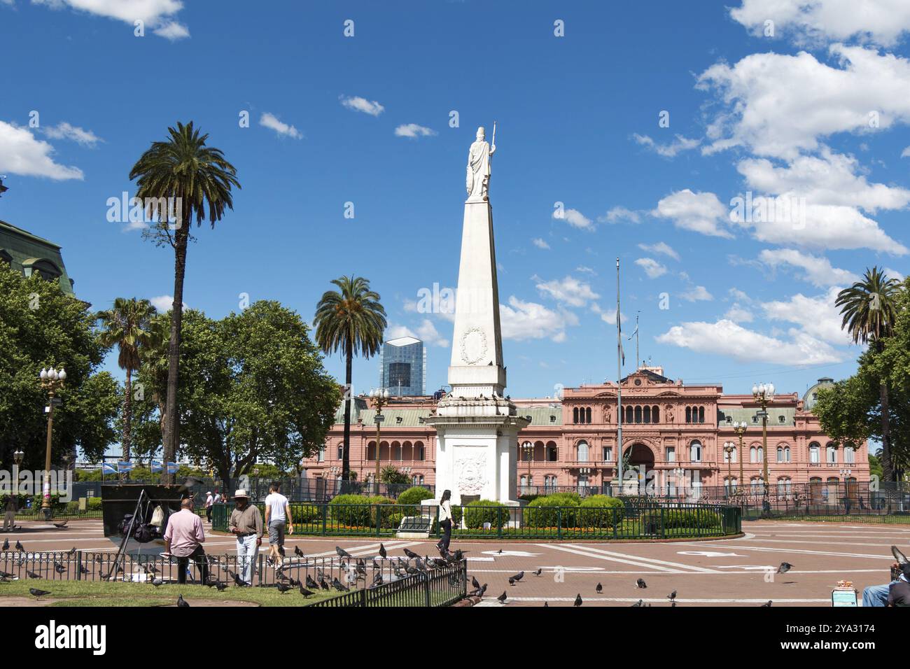 Casa Rosada (Maison rose) siège du gouvernement de l'Argentine, Buenos Aires Argentine Banque D'Images