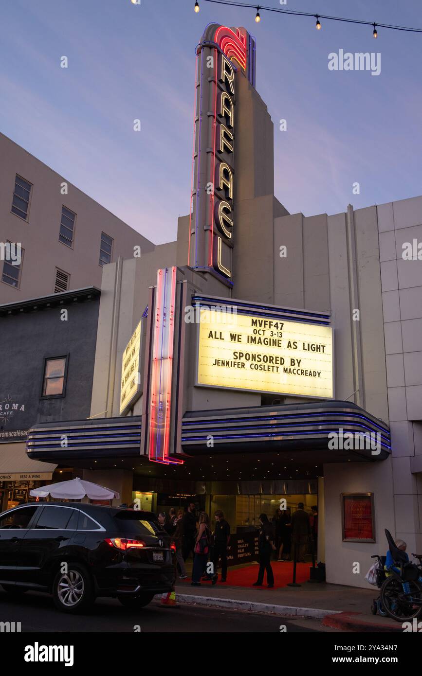 Le réalisateur Payal Kapadia et le producteur Thomas Hakim assistent à la projection de « All We Imagine as Light » lors du 47e Mill Valley film Festival au Smith Rafael film Center le 11 octobre 2024 à San Rafael, Californie. Photo : Picture Happy/imageSPACE pour MVFF crédit : Imagespace/Alamy Live News Banque D'Images