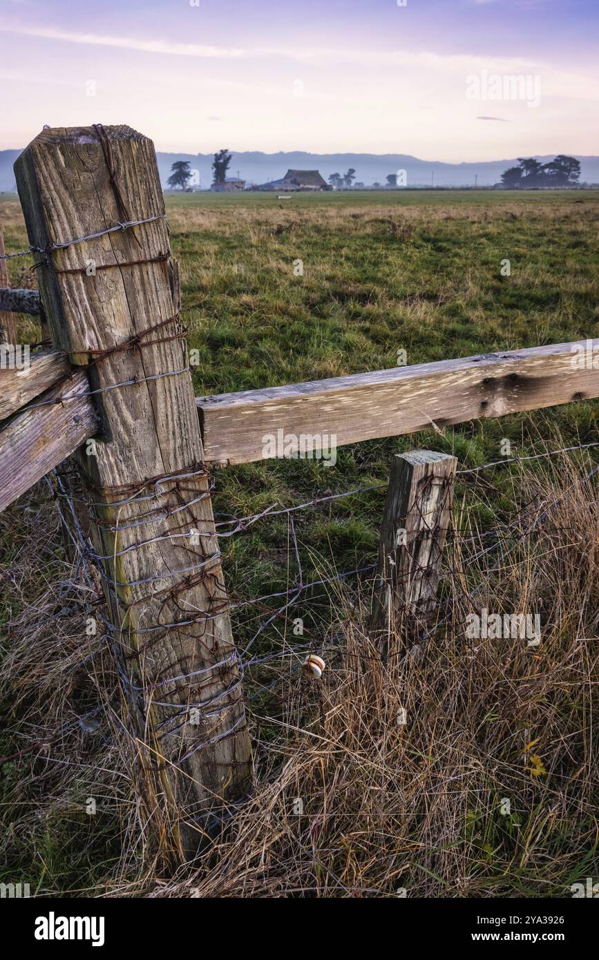 Une image de paysage rural du nord de la Californie Banque D'Images