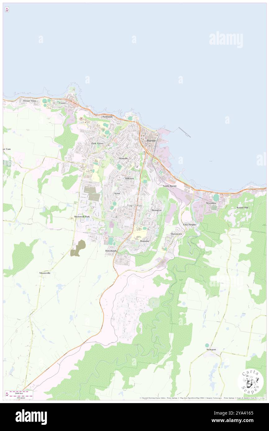 Brooklyn Reserve, , au, Australie, Tasmanie, s 41 4' 12'', N 145 53' 59'', carte, Cartascapes carte publiée en 2024. Explorez Cartascapes, une carte qui révèle la diversité des paysages, des cultures et des écosystèmes de la Terre. Voyage à travers le temps et l'espace, découvrir l'interconnexion du passé, du présent et de l'avenir de notre planète. Banque D'Images