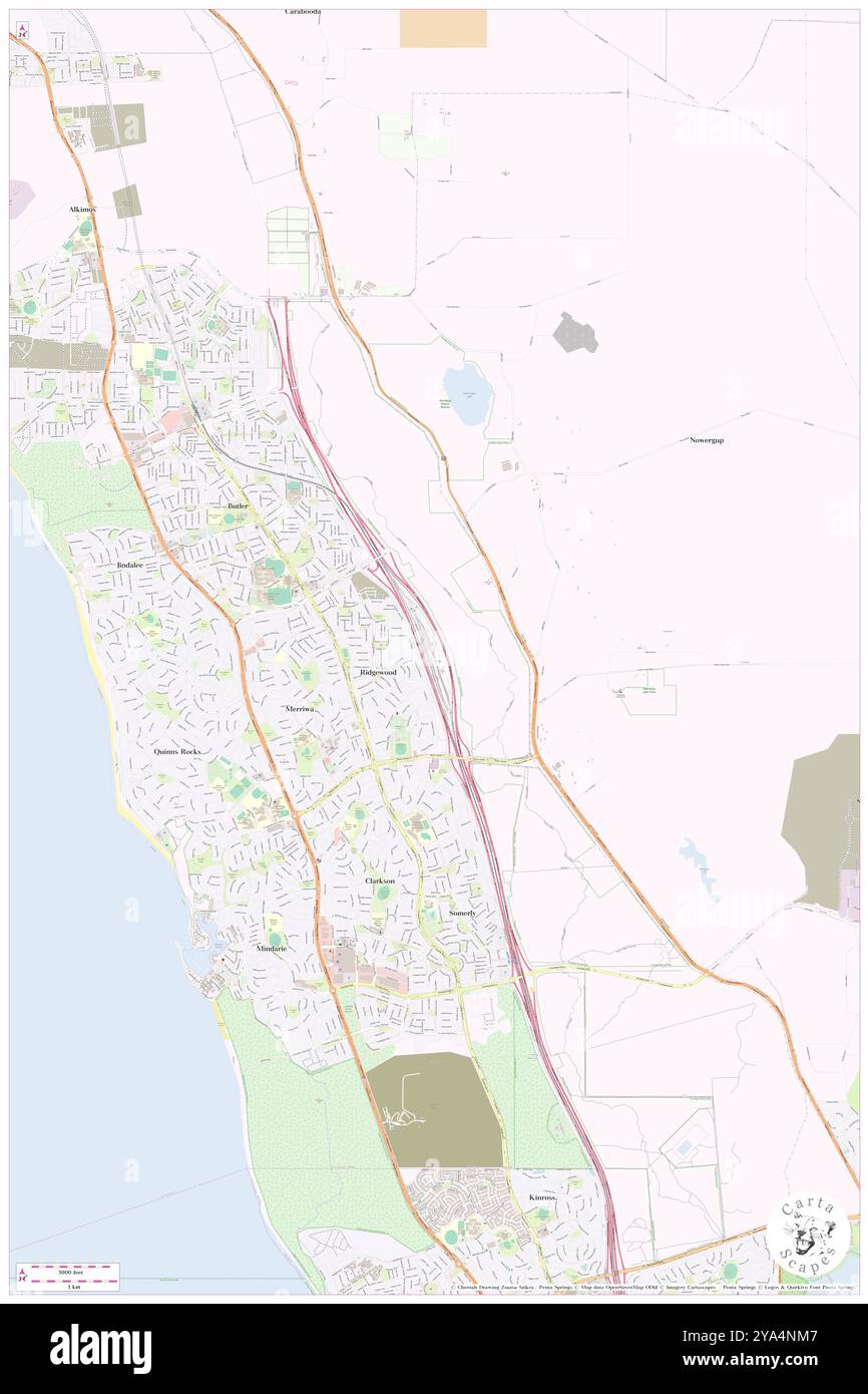 Nowergup Depot, , au, Australie, Australie occidentale, s 31 39' 35'', N 115 43' 42'', carte, Cartascapes carte publiée en 2024. Explorez Cartascapes, une carte qui révèle la diversité des paysages, des cultures et des écosystèmes de la Terre. Voyage à travers le temps et l'espace, découvrir l'interconnexion du passé, du présent et de l'avenir de notre planète. Banque D'Images