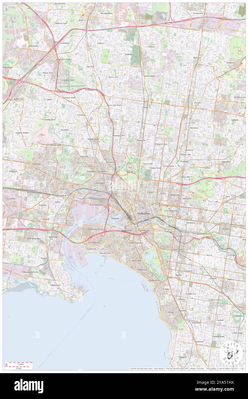 North Melbourne, Melbourne, au, Australie, Victoria, s 37 47' 52'', N 144 56' 42'', carte, Cartascapes carte publiée en 2024. Explorez Cartascapes, une carte qui révèle la diversité des paysages, des cultures et des écosystèmes de la Terre. Voyage à travers le temps et l'espace, découvrir l'interconnexion du passé, du présent et de l'avenir de notre planète. Banque D'Images