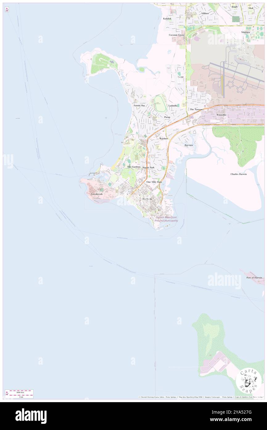 DoubleTree by Hilton Hotel Esplanade Darwin, Darwin, au, Australie, territoire du Nord, s 12 27' 40'', N 130 50' 9'', carte, Cartascapes carte publiée en 2024. Explorez Cartascapes, une carte qui révèle la diversité des paysages, des cultures et des écosystèmes de la Terre. Voyage à travers le temps et l'espace, découvrir l'interconnexion du passé, du présent et de l'avenir de notre planète. Banque D'Images