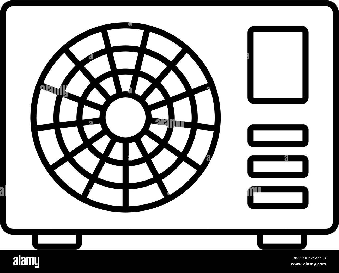 Icône d'unité extérieure simple. Vecteur modifiable. Illustration de Vecteur Icône d'unité extérieure simple. Vecteur modifiable. Illustration de Vecteur