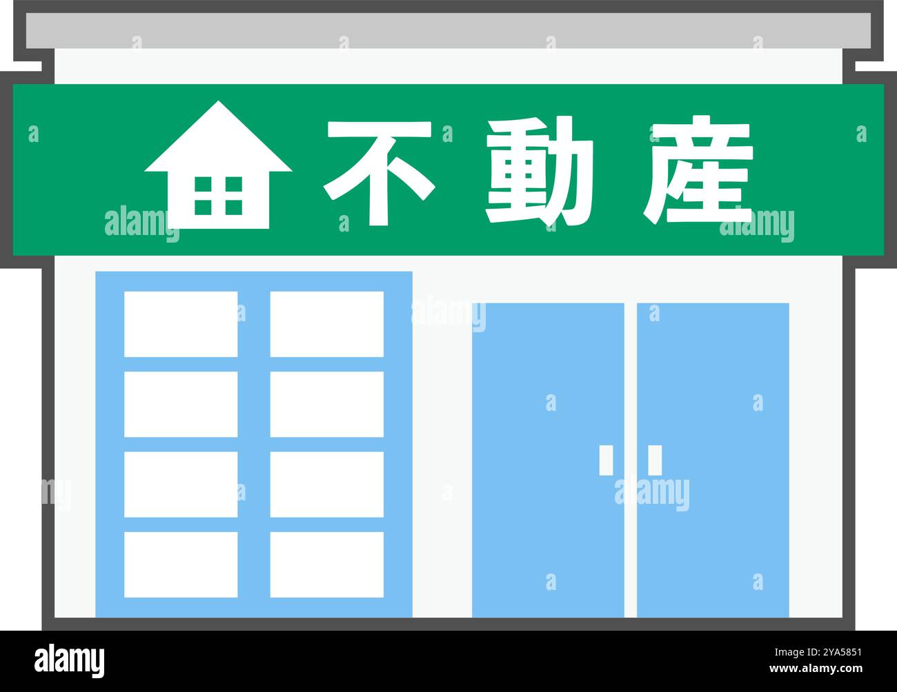 Agent immobilier japonais. Vecteur modifiable. Illustration de Vecteur