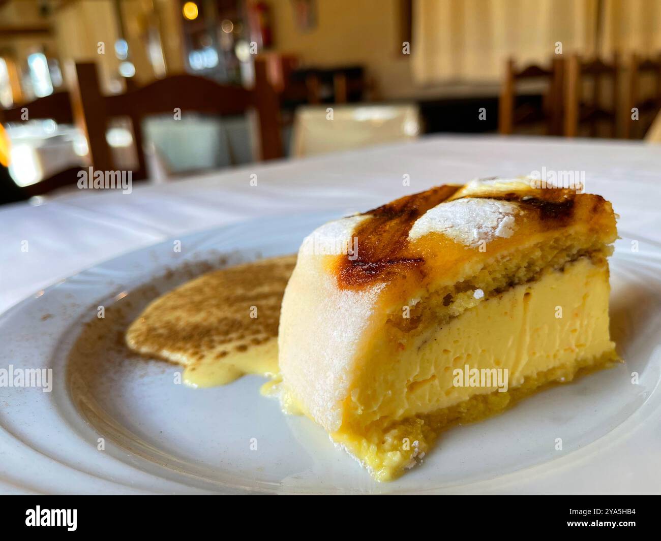 Ponche segoviano, gâteau traditionnel. Ségovie, Espagne. Banque D'Images