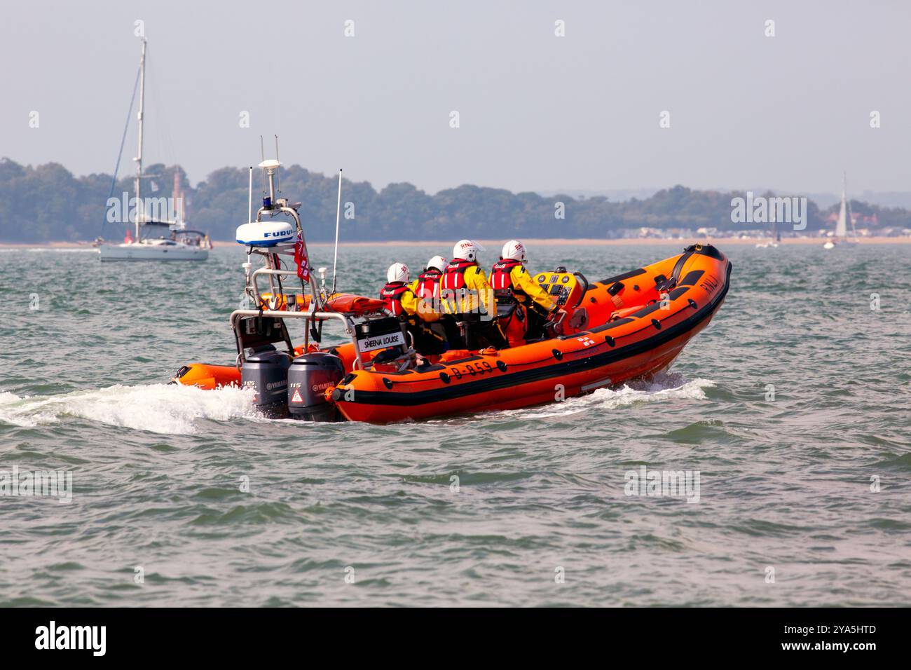 Cowes, Île de Wight, Royaume-Uni - 1er août 2024 : Cowes Lifeboat, Atlantic 85 Class Sheena Louise Banque D'Images