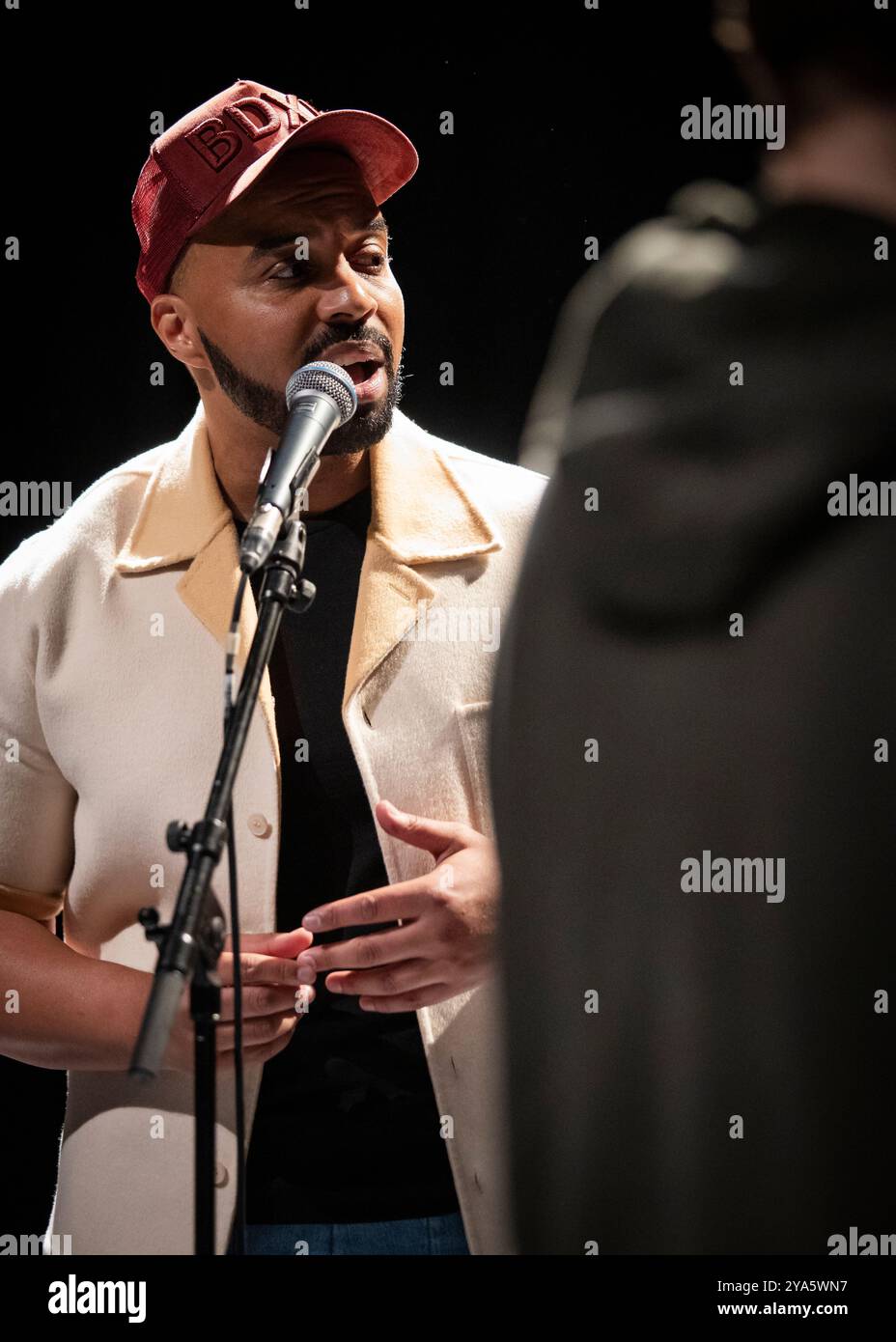 Adrian Hansel et aura Mitchell, présentation du West End, Shaw Theatre, Londres © Clarissa Debenham (film Free Photography) / Alamy Banque D'Images