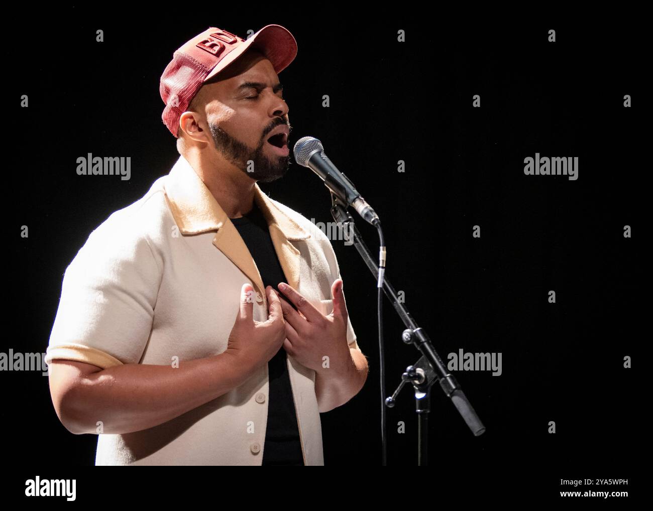 Adrian Hansel et aura Mitchell, présentation du West End, Shaw Theatre, Londres © Clarissa Debenham (film Free Photography) / Alamy Banque D'Images