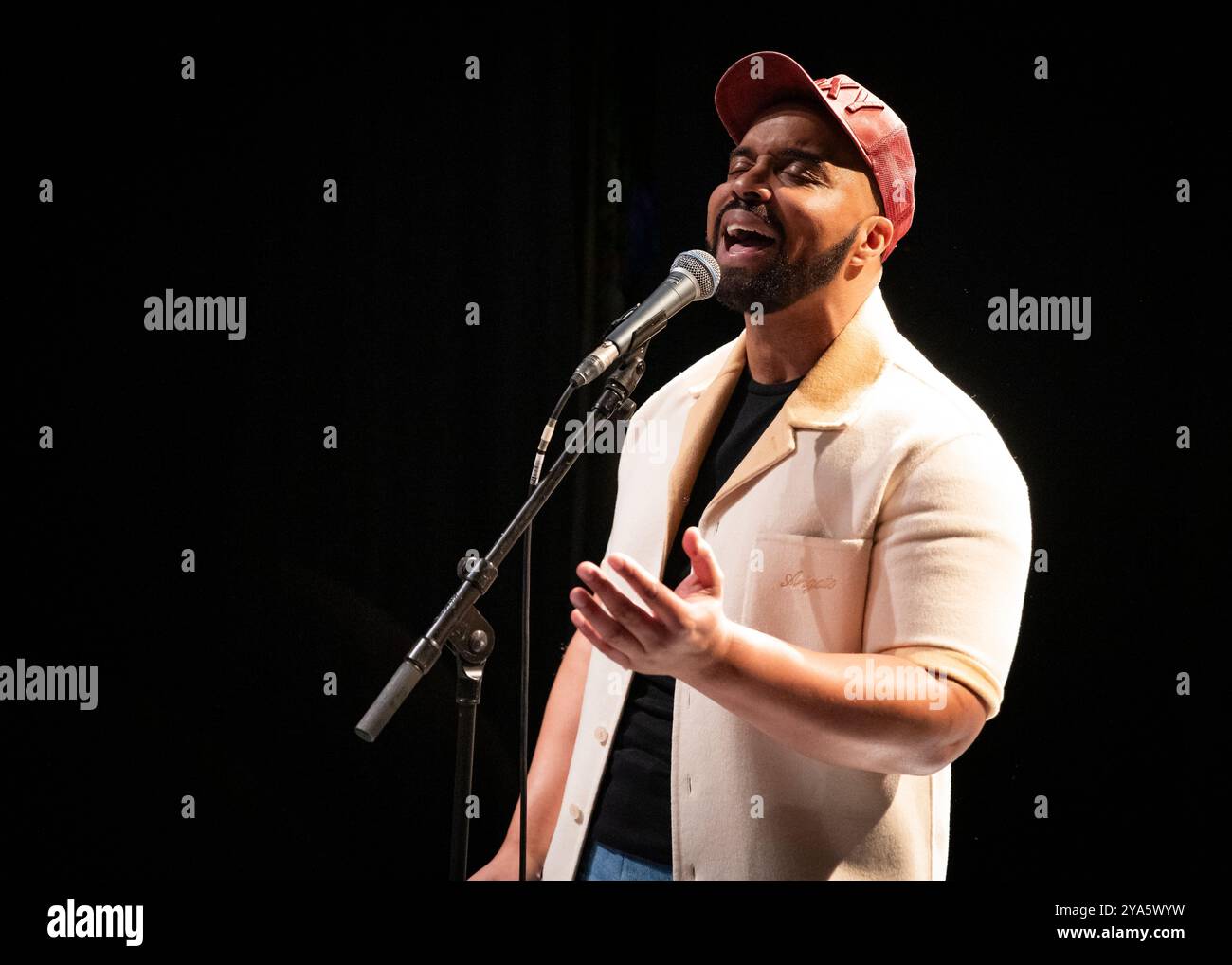 Adrian Hansel et aura Mitchell, présentation du West End, Shaw Theatre, Londres © Clarissa Debenham (film Free Photography) / Alamy Banque D'Images