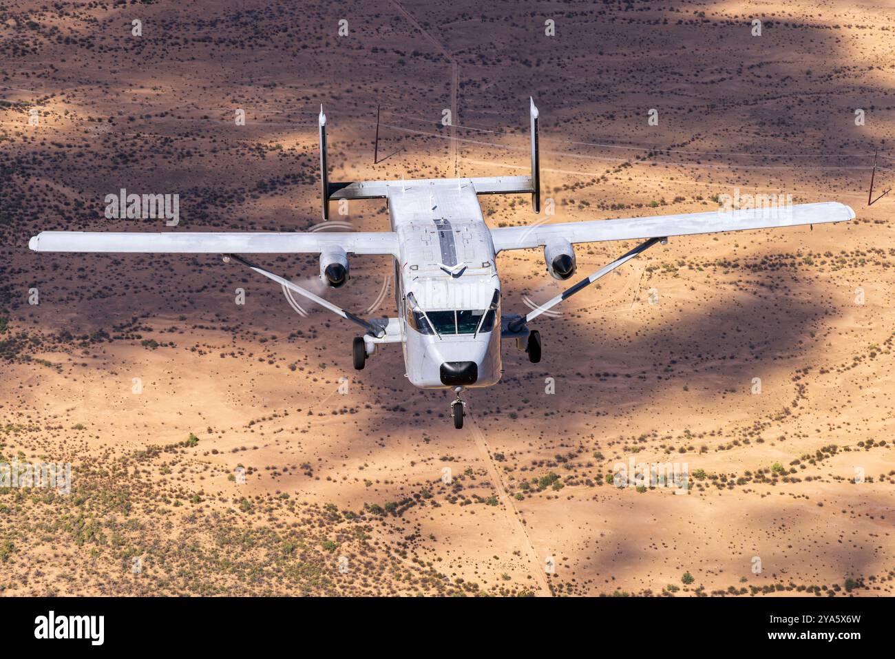 N192WW SHORT SC 7 SKYVAN photographie air to air au-dessus des montagnes Superstition Arizona Banque D'Images