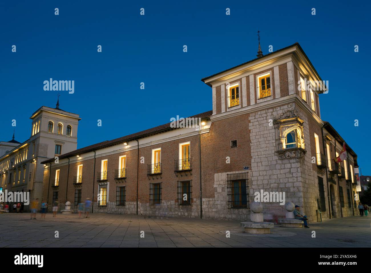 Palais Pimentel à Valladolid, Castilla y Leon, Espagne Banque D'Images