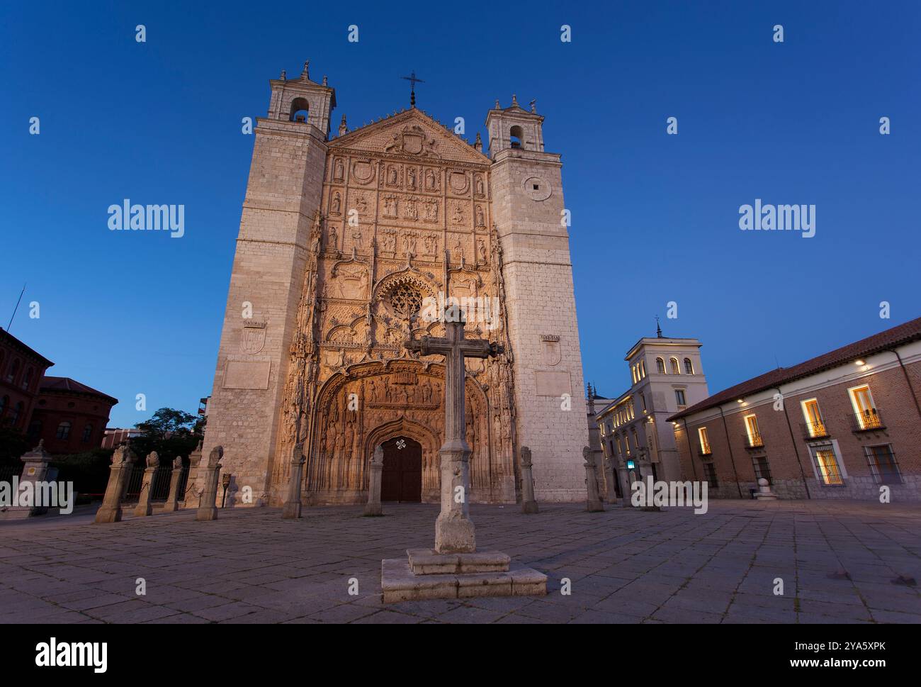 Église San Pablo, Valladolid, Castilla y Leon, Espagne Banque D'Images