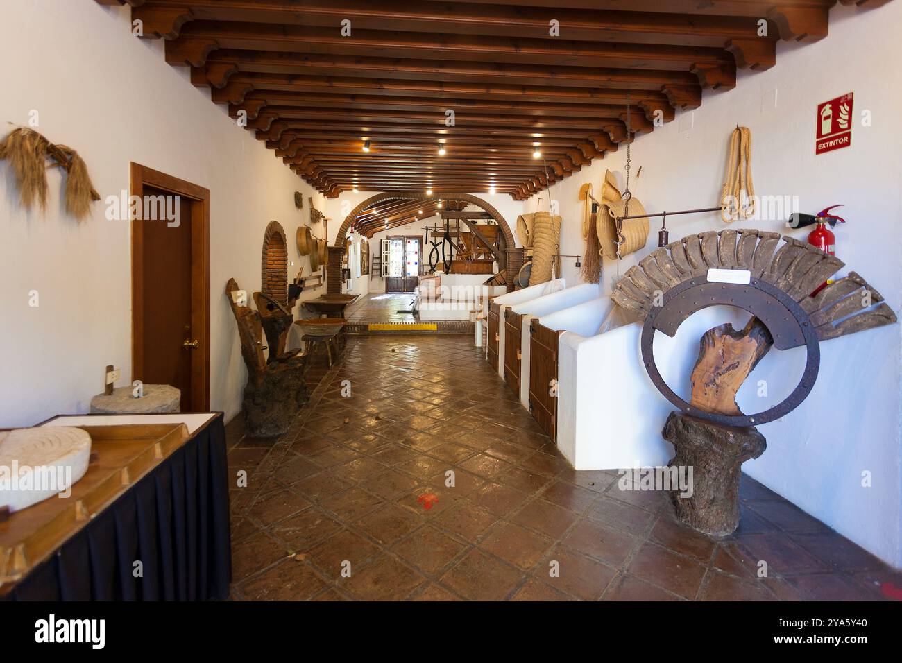 Moulin Inca à Torremolinos, Malaga, Andalousie, Espagne Banque D'Images