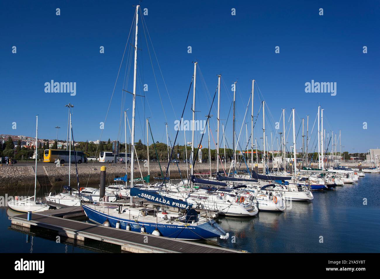 Marina de Lisbonne, Portugal Banque D'Images