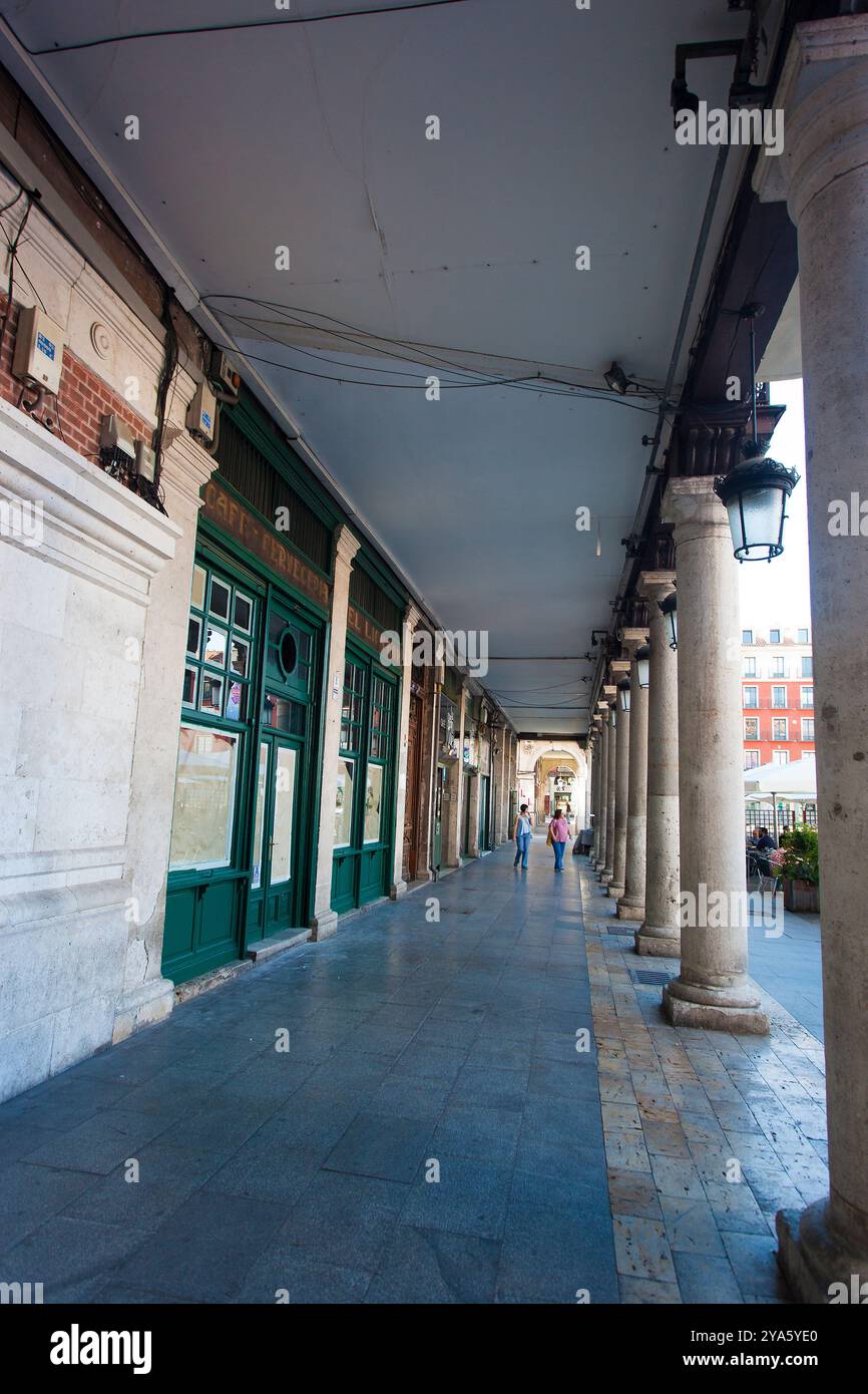 Centre ville de Valladolid, Castilla y Leon, Espagne Banque D'Images
