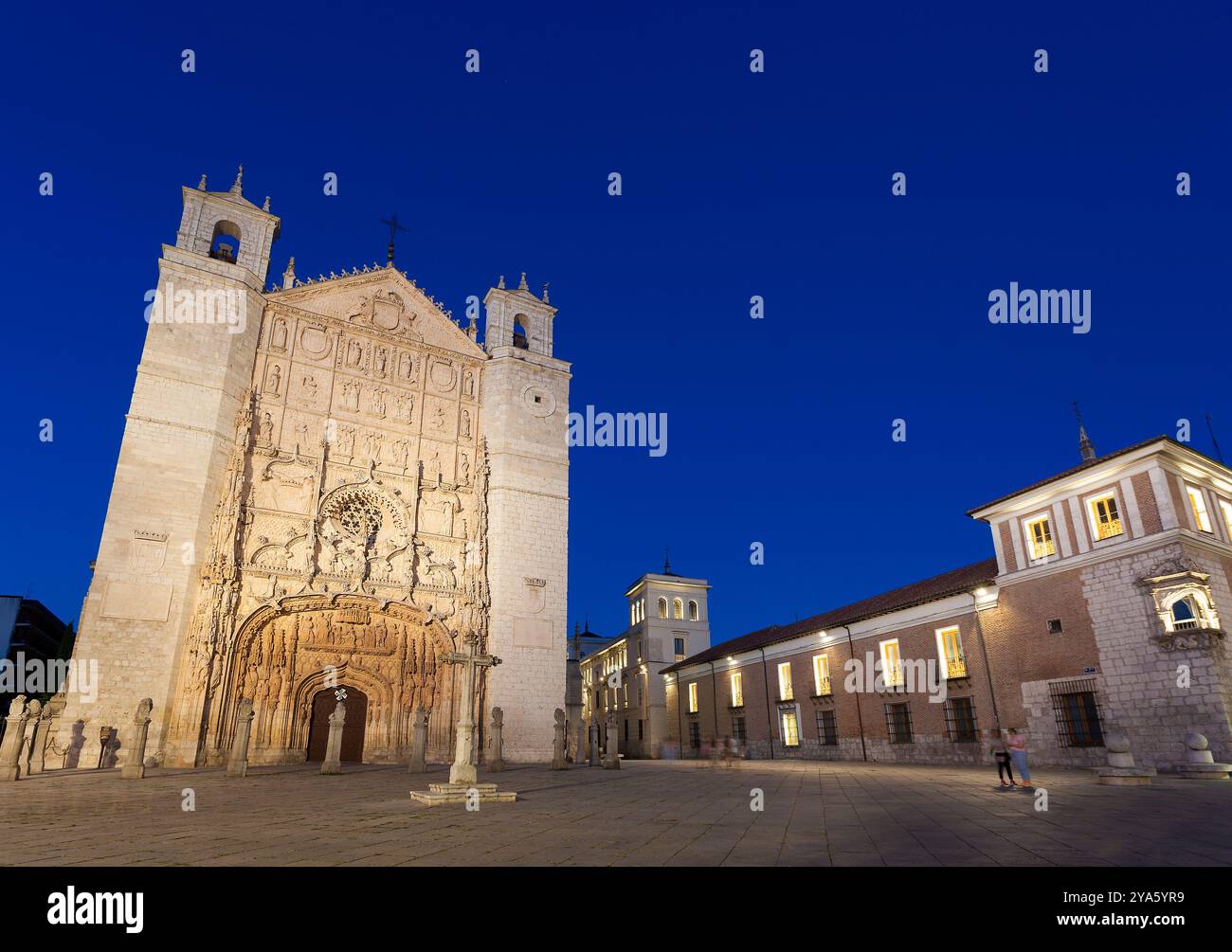 Place San Pablo, Valladolid, Castilla y Leon, Espagne Banque D'Images