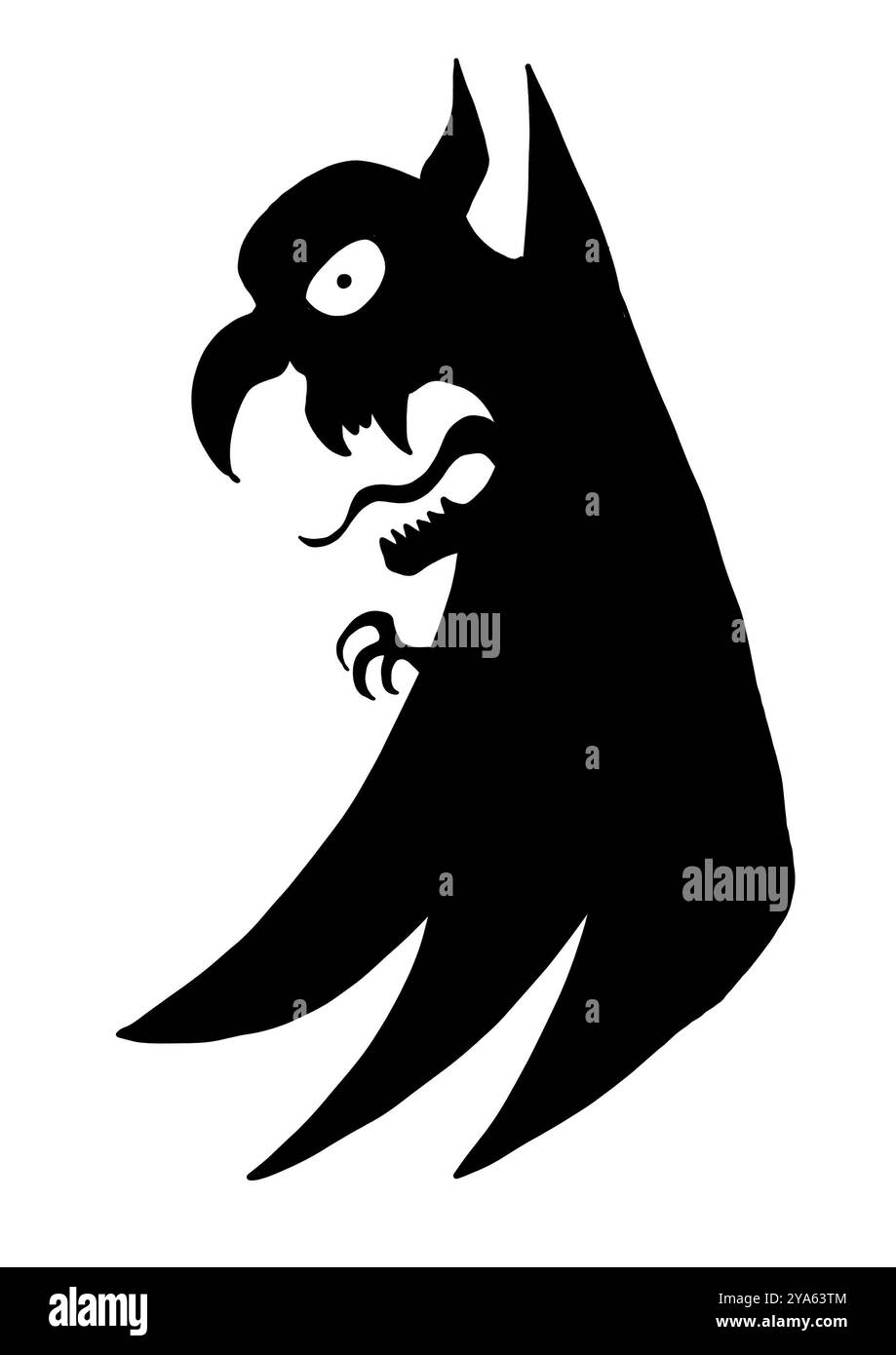 graphique d'illustration de vampire de créature monstre d'halloween Banque D'Images