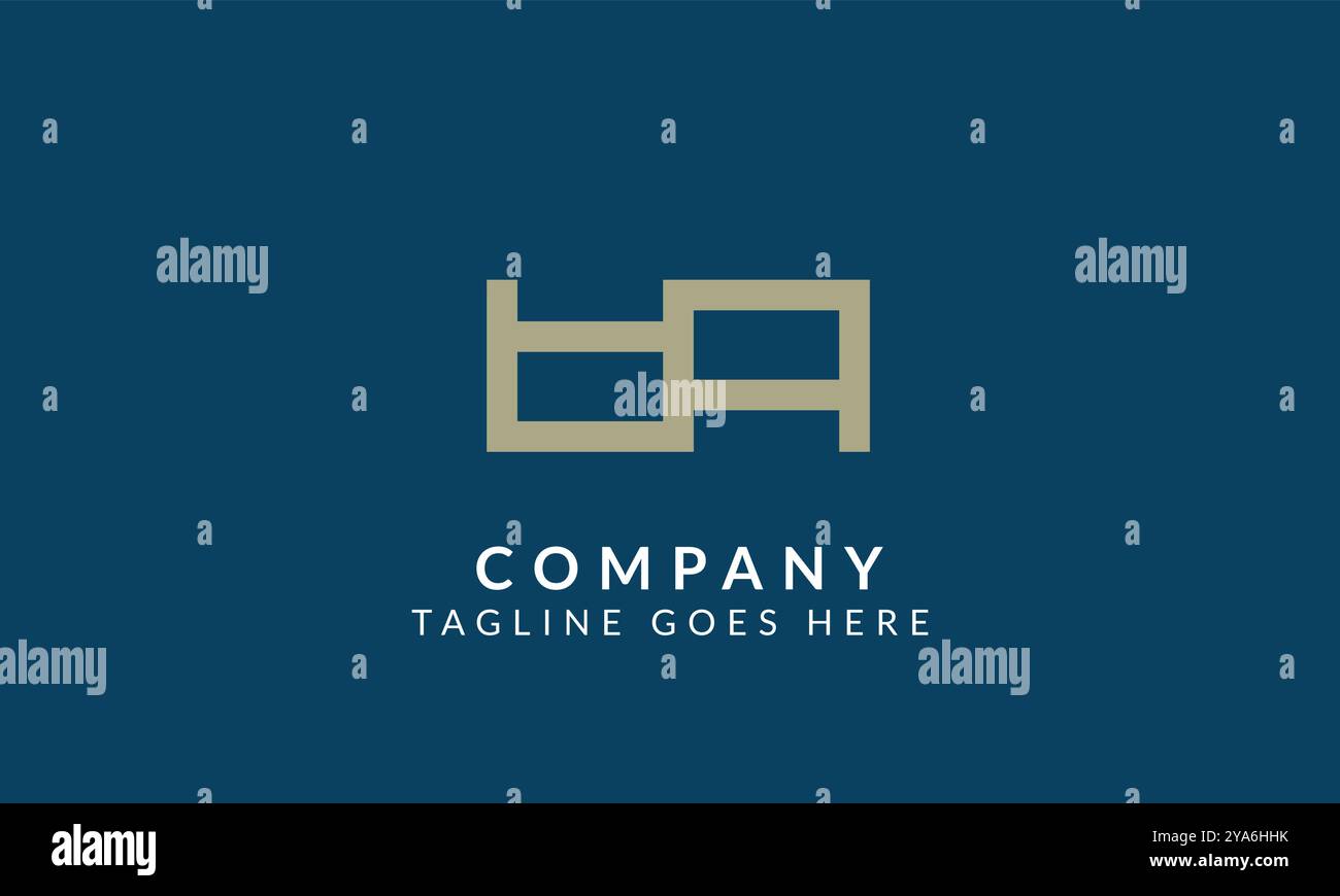 Services personnalisés de conception de logo propre et moderne pour l'image de marque d'entreprise, adaptés aux entreprises professionnelles à la recherche d'un élégant, intemporel Illustration de Vecteur