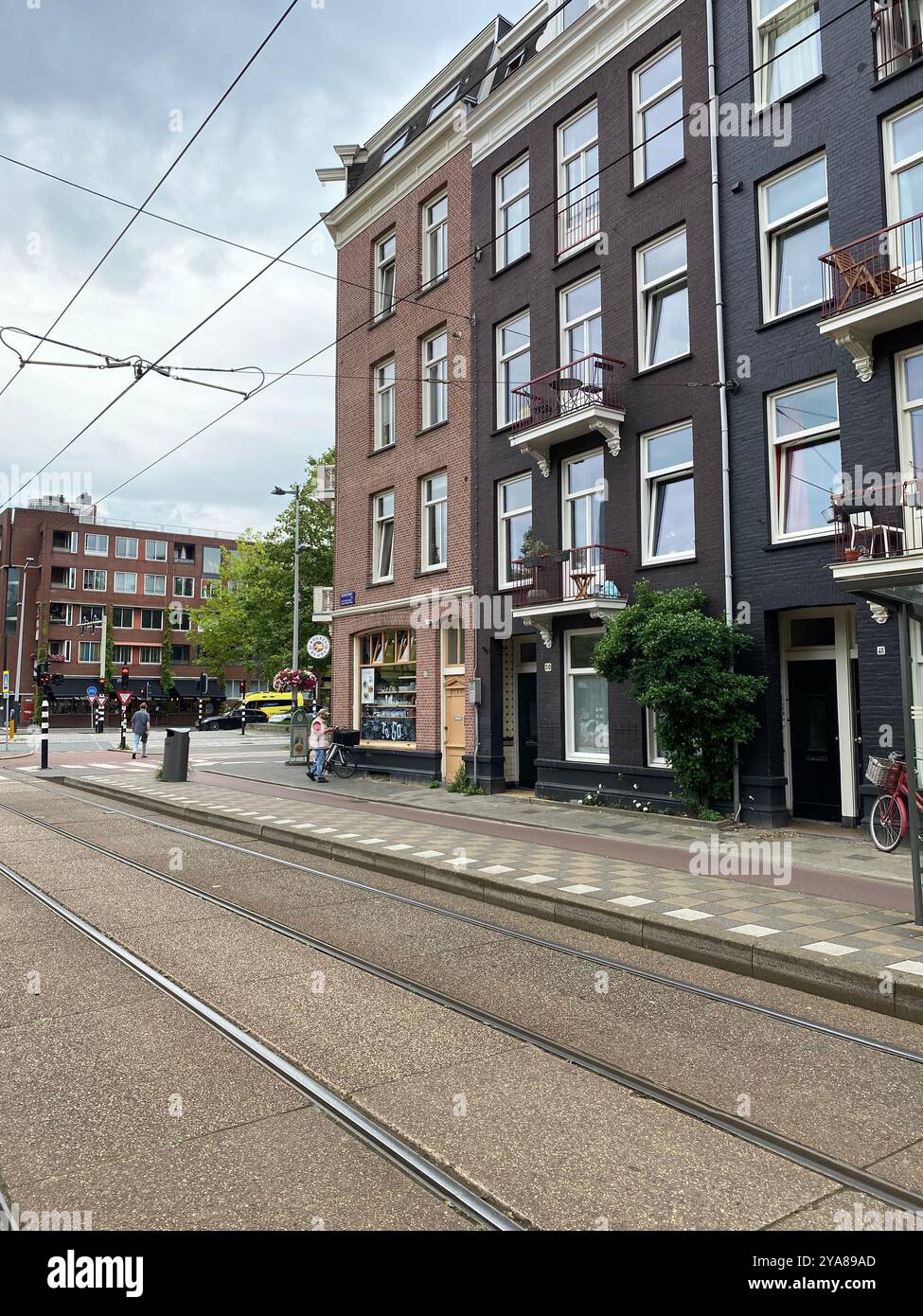 Les bâtiments d'Amsterdam Banque D'Images