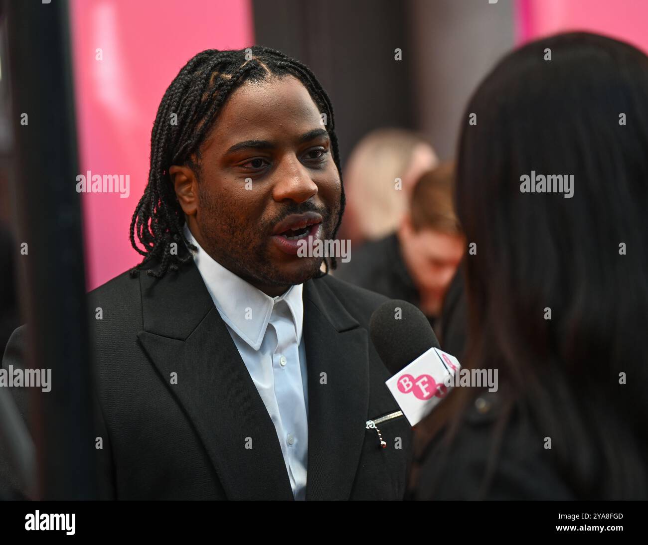 LONDRES, ANGLETERRE : 12 octobre 2024 : Malcolm Washington assiste à la présentation spéciale 'The Piano Lesson' - 68ème BFI London film Festival à Londres, Royaume-Uni. (Photo de 李世惠/See Li/Picture Capital) Banque D'Images