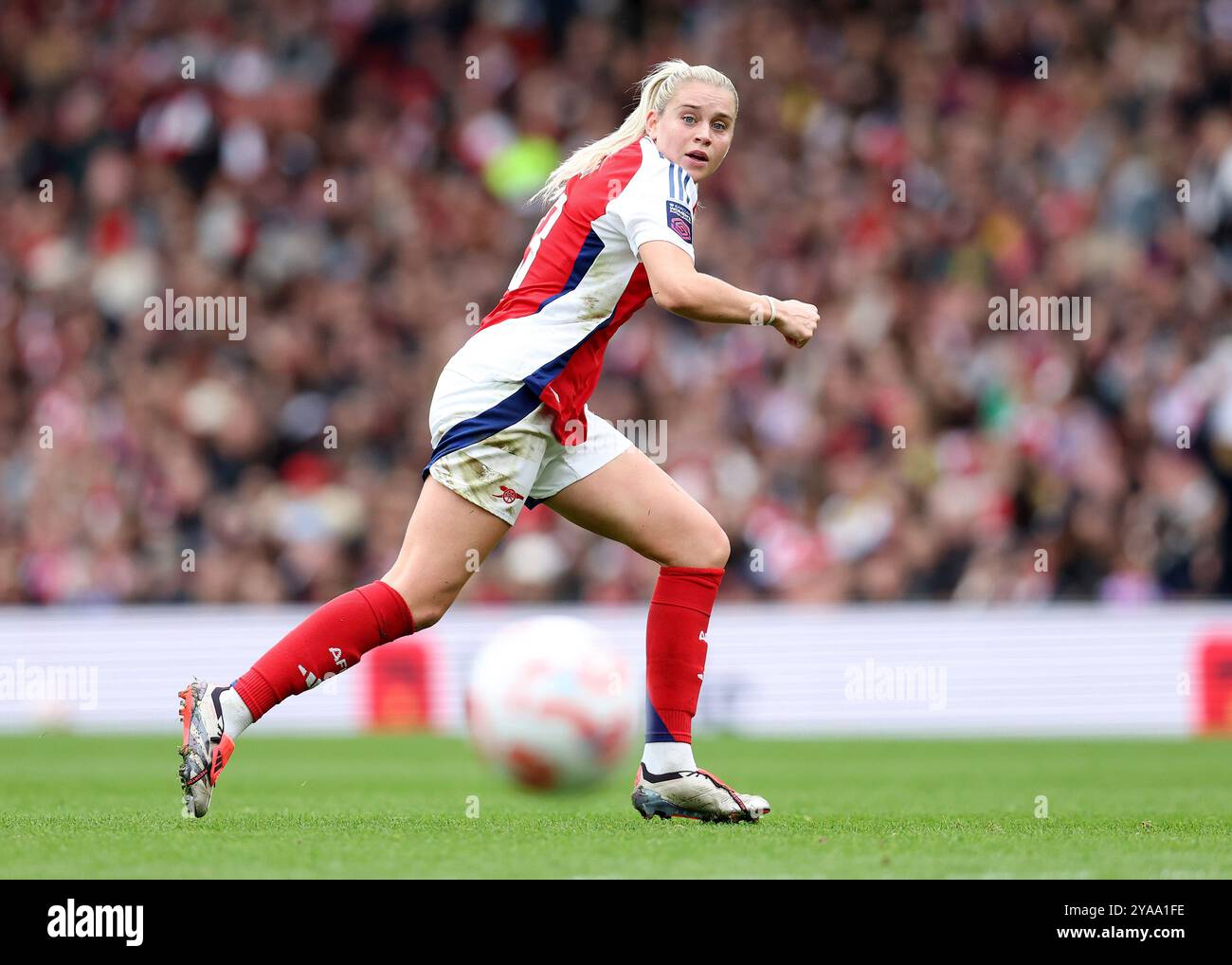 Londres, Royaume-Uni. 12 octobre 2024. Alessia Russo d'Arsenal lors du match de Super League féminine de la FA à l'Emirates Stadium de Londres. Le crédit photo devrait se lire : Paul Terry/Sportimage crédit : Sportimage Ltd/Alamy Live News Banque D'Images