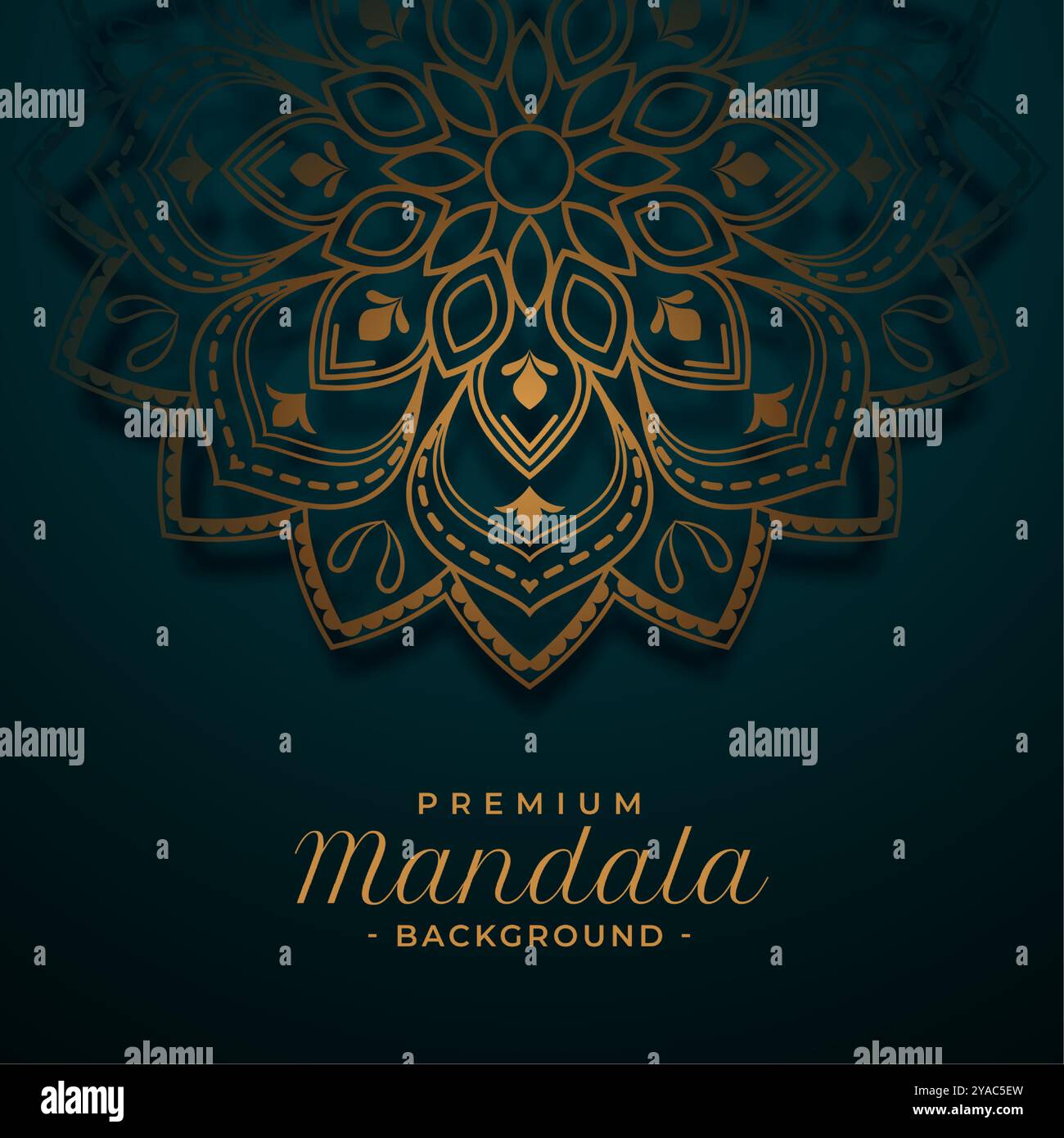vecteur de fond de motif mandala de style arabesque ethnique Illustration de Vecteur