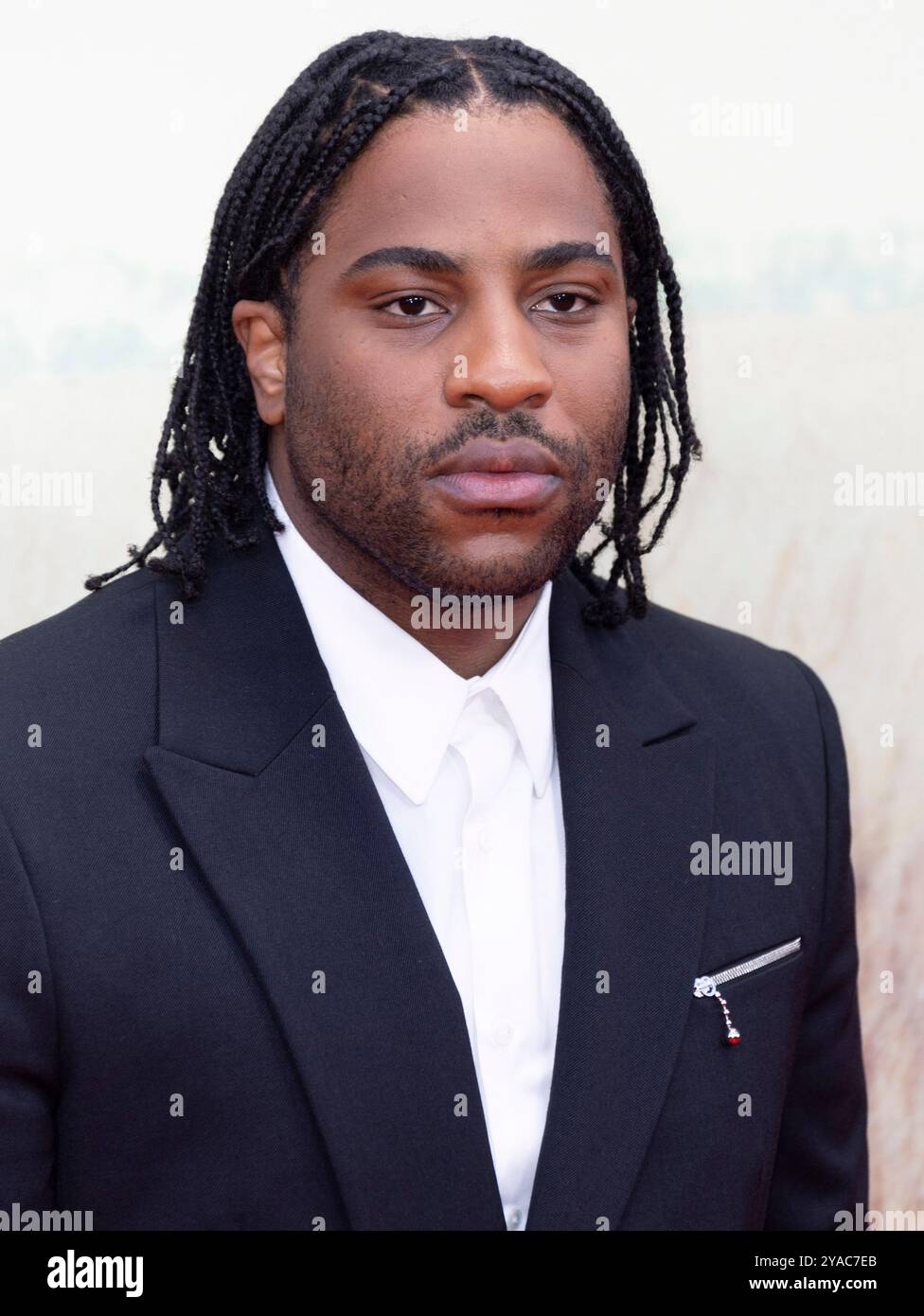 12 octobre 2024, Londres, Angleterre, Royaume-Uni - Malcolm Washington assiste à la première leçon de piano BFI London film Festival 2024, Royal Festival Hall Banque D'Images