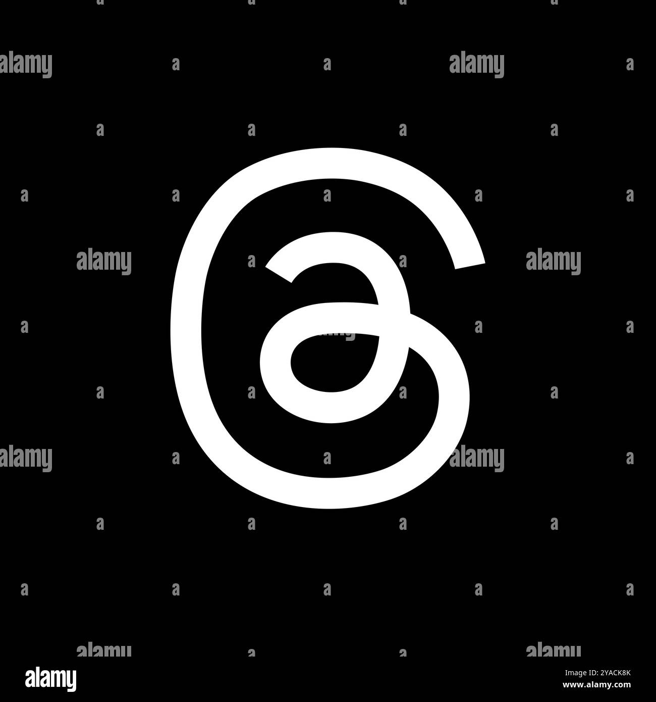 logo des fils sur fond noir en vecteur Illustration de Vecteur