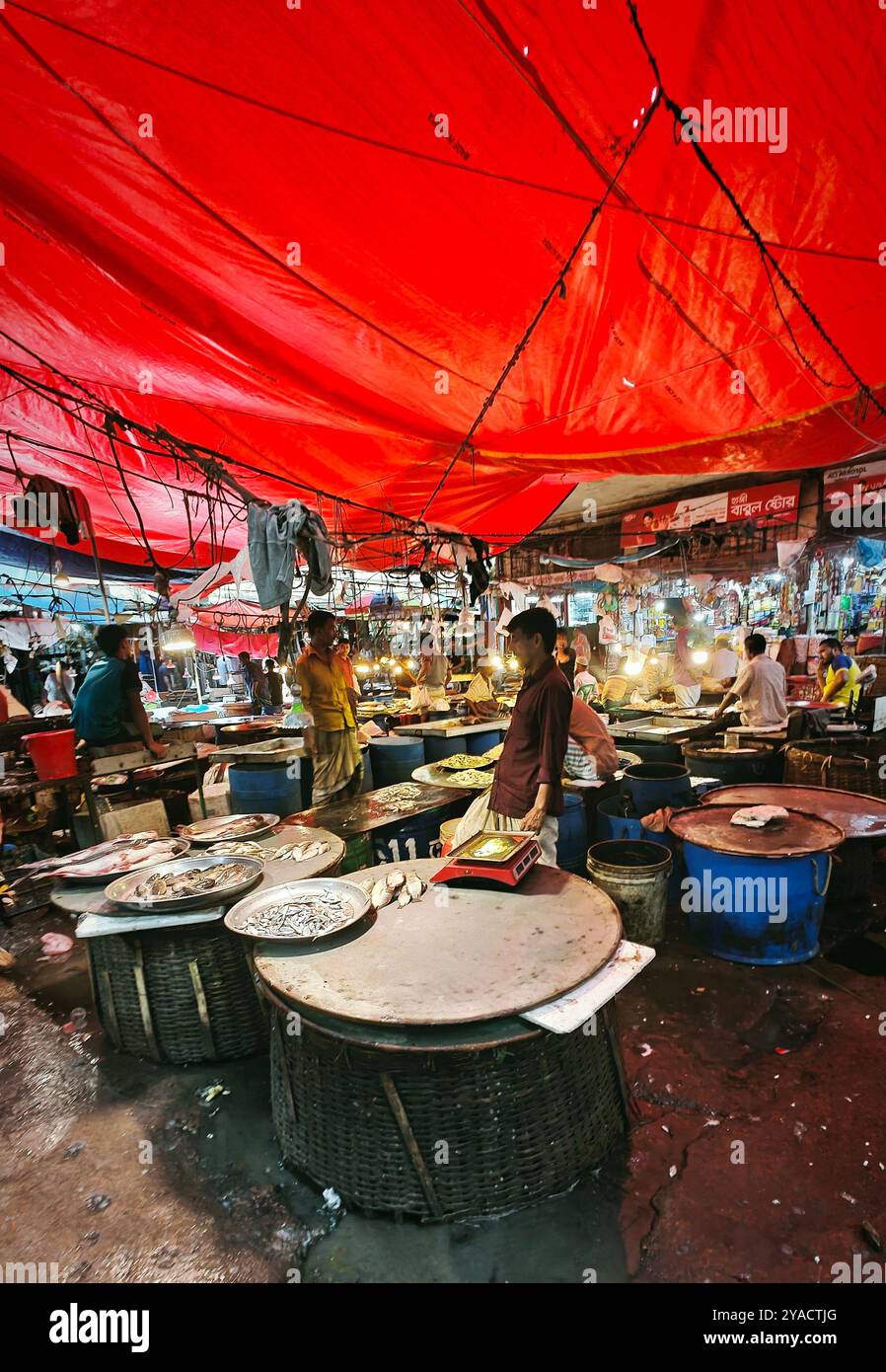 Marché aux poissons Banque D'Images