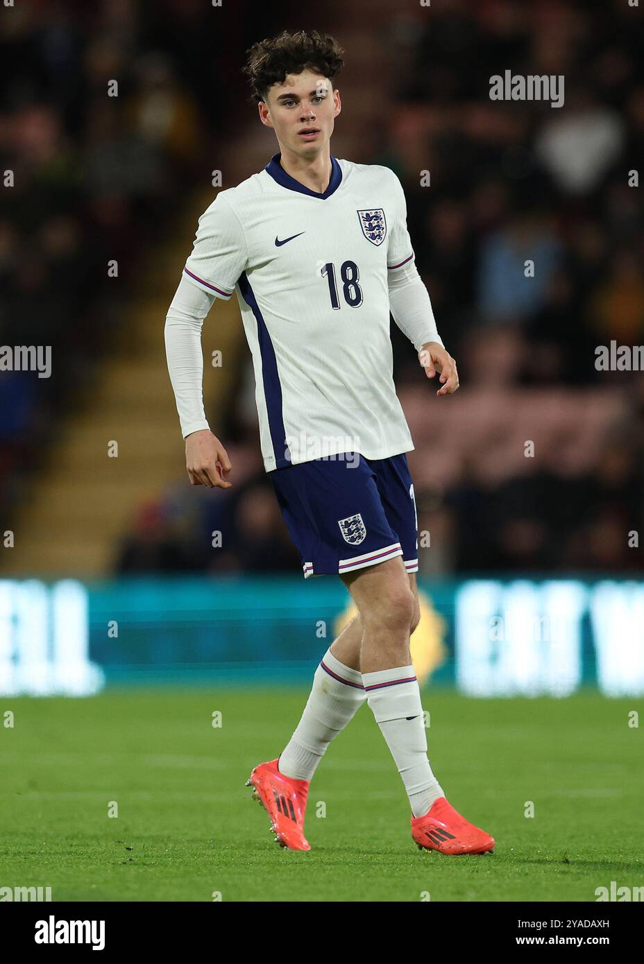 Bournemouth, Angleterre, 11 octobre 2024. Archie Gray d'Angleterre lors du match de qualification du Championnat d'Europe des moins de 21 ans de l'UEFA au Vitality Stadium de Bournemouth. Le crédit de l'image devrait se lire : Paul Terry / Sportimage Banque D'Images