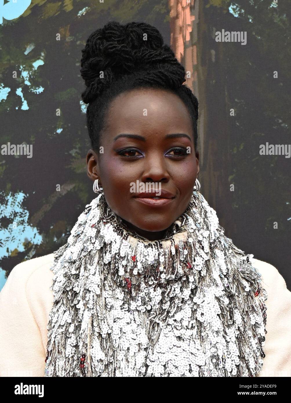 LONDRES, ROYAUME-UNI. 13 octobre 2024. Lupita Nyong'o assiste à la présentation spéciale 'The Wild robot' - 68ème BFI London film Festival à Londres, Royaume-Uni. (Photo de 李世惠/Voir Li/Picture Capital) crédit : Voir Li/Picture Capital/Alamy Live News Banque D'Images