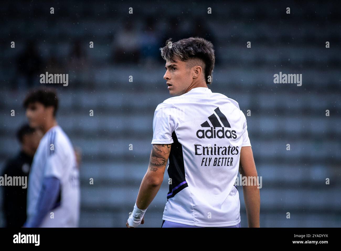 Ferrol, Espagne. 04 septembre 2022. 1 Ligue RFEF. Racing Club Ferrol vs Real Madrid Castilla. Bruno Iglesias Banque D'Images