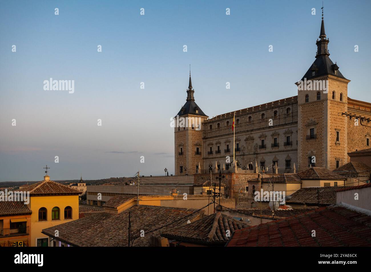 Alcázar de Tolède, Tolède, Castille-la Manche, Espagne, Europe Banque D'Images