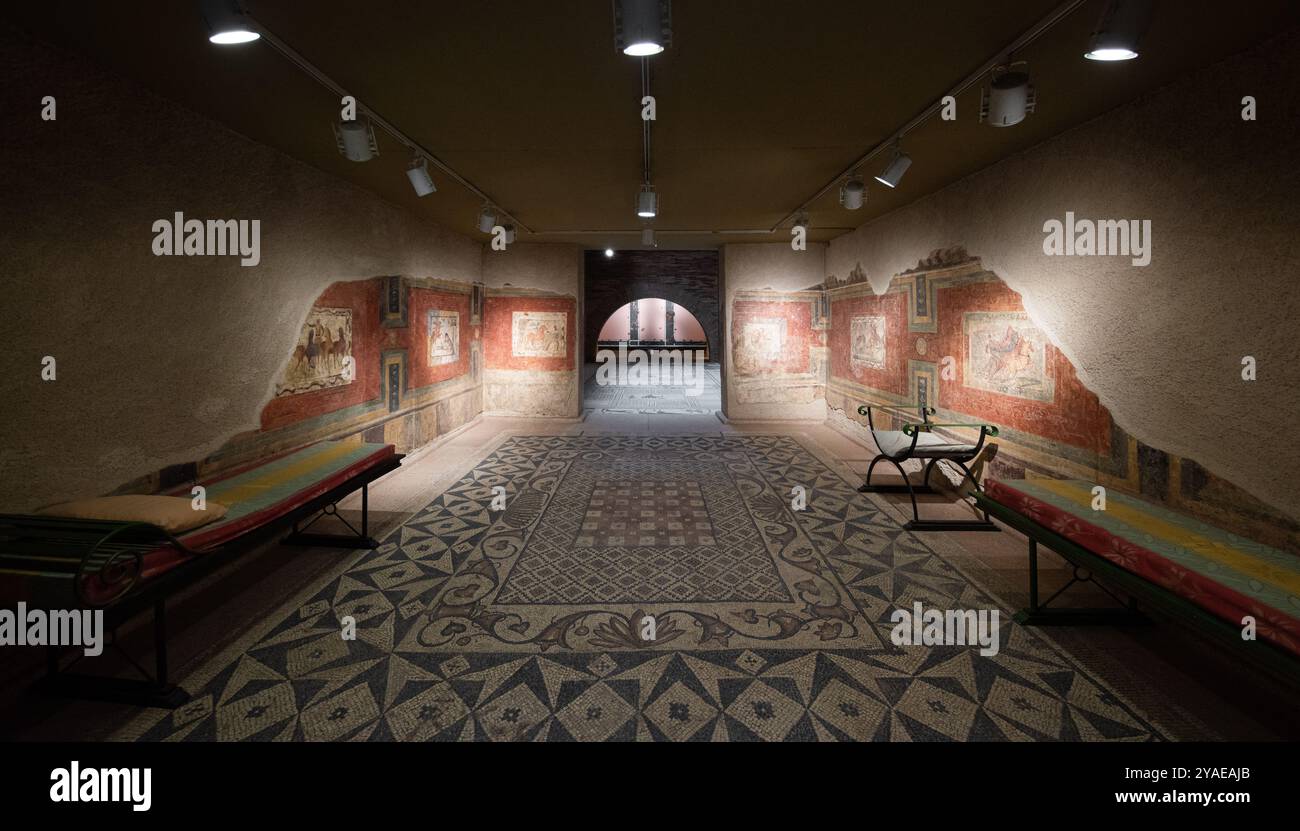 Musée national d'art romain à Mérida, Caceres, Estrémadure, Espagne, Europe Banque D'Images