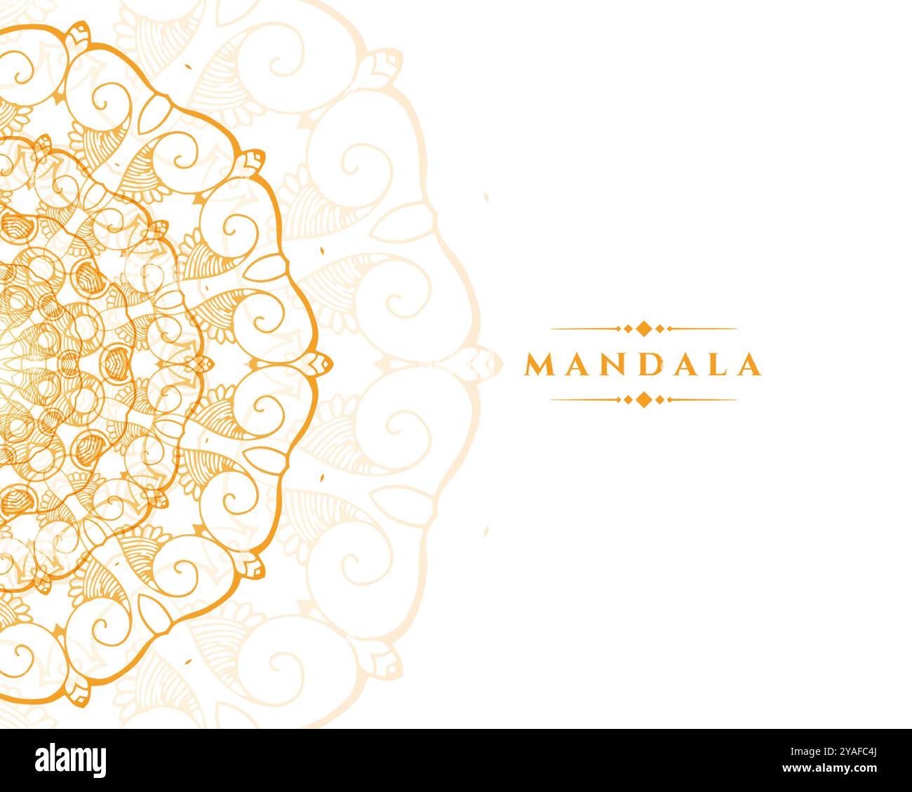 vecteur de toile de fond de motif mandala arabesque doré de style islamique Illustration de Vecteur