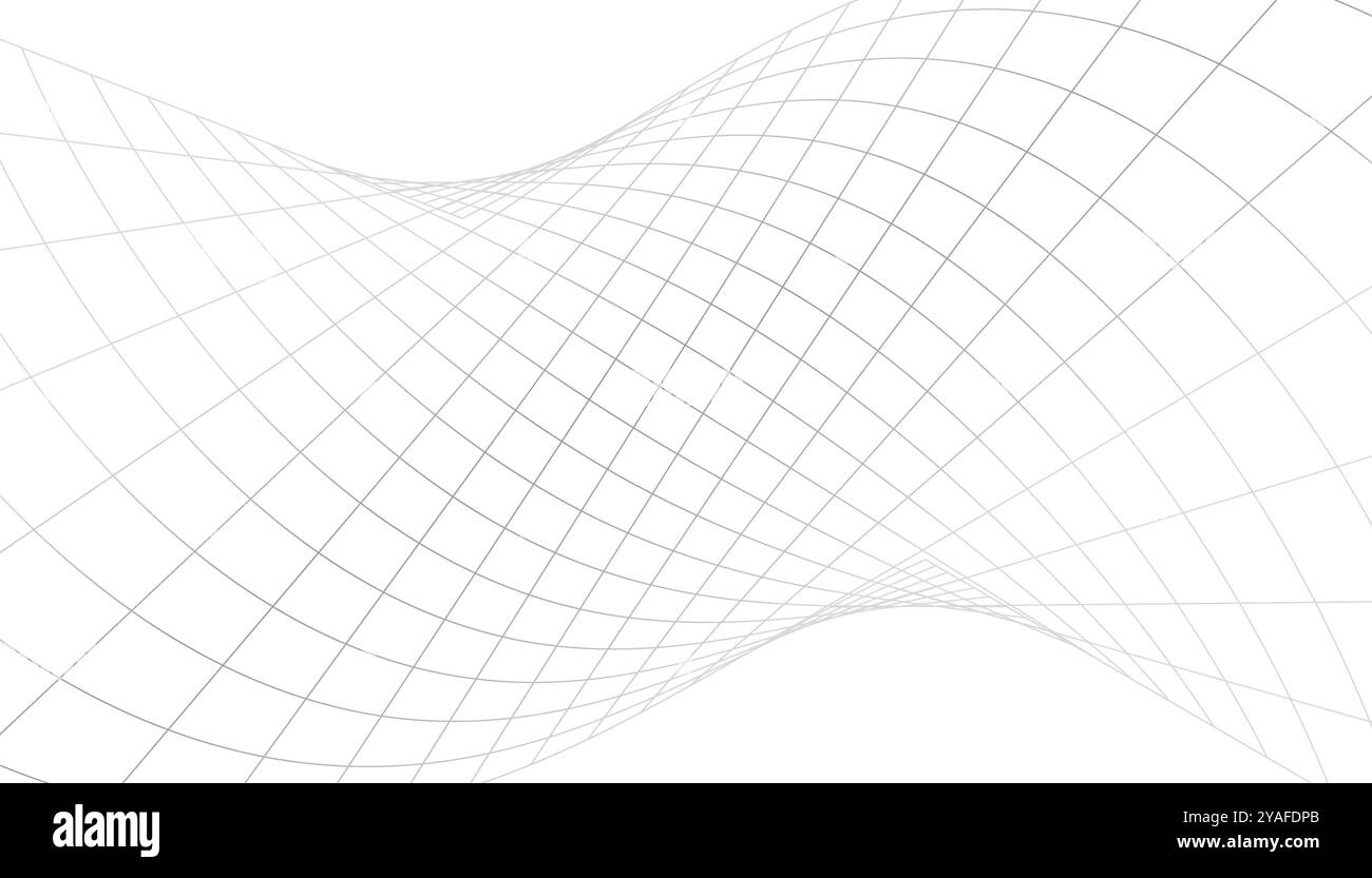 conception vectorielle abstraite de lignes de grille d'architecture 3d. Illustration de Vecteur