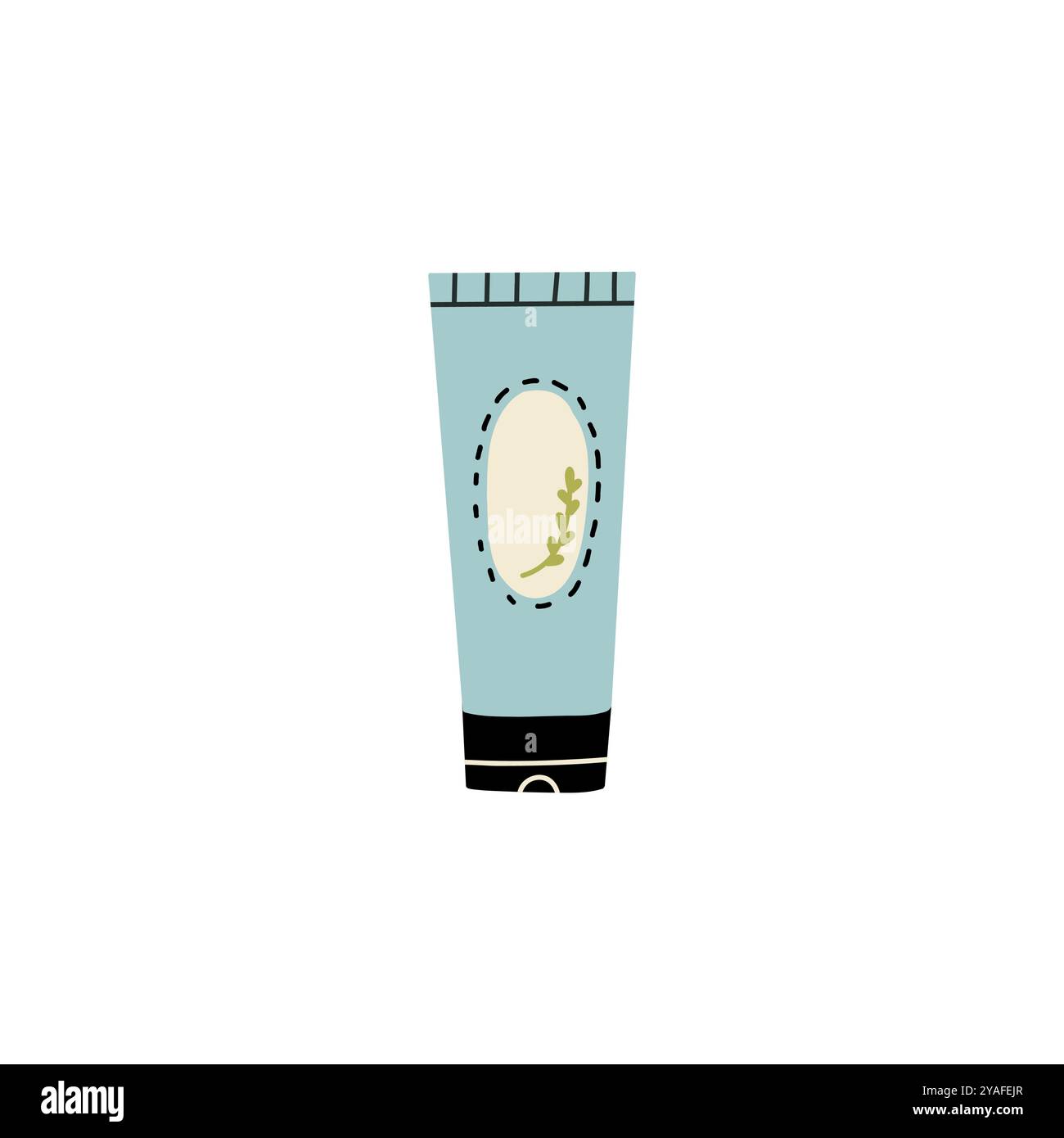 Tube cosmétique de beauté. Produit de soin de la peau. Pot cosmétique de maquillage. Illustration vectorielle de soins de la peau. Illustration de Vecteur