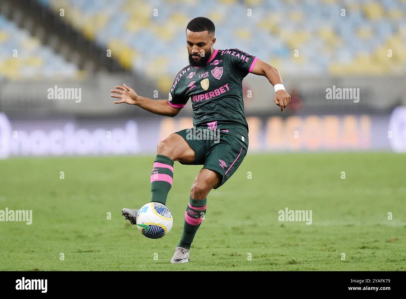 Rio de Janeiro, Brésil, 17 août 2024. Match de football entre Fluminense vs Corinthians, pour le championnat brésilien, au stade Maracanã. Banque D'Images