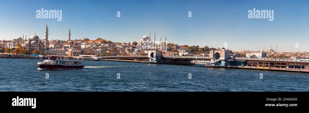 Istanbul, Turkiye - 26 mai 2023 : la Nouvelle Mosquée est une mosquée impériale ottomane à Eminonu, Istanbul. Banque D'Images