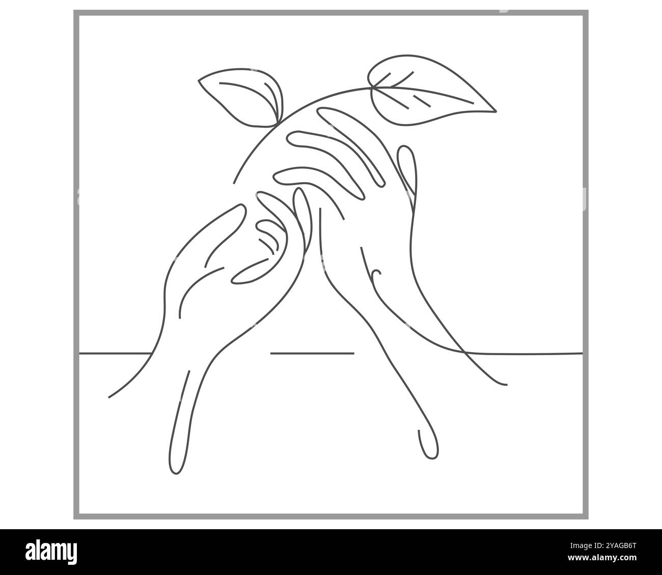 Service médical de soins de santé pour le logo de clinique ou d'hôpital logo vectoriel Design six Green Leaf avec visage humain. Illustration de Vecteur
