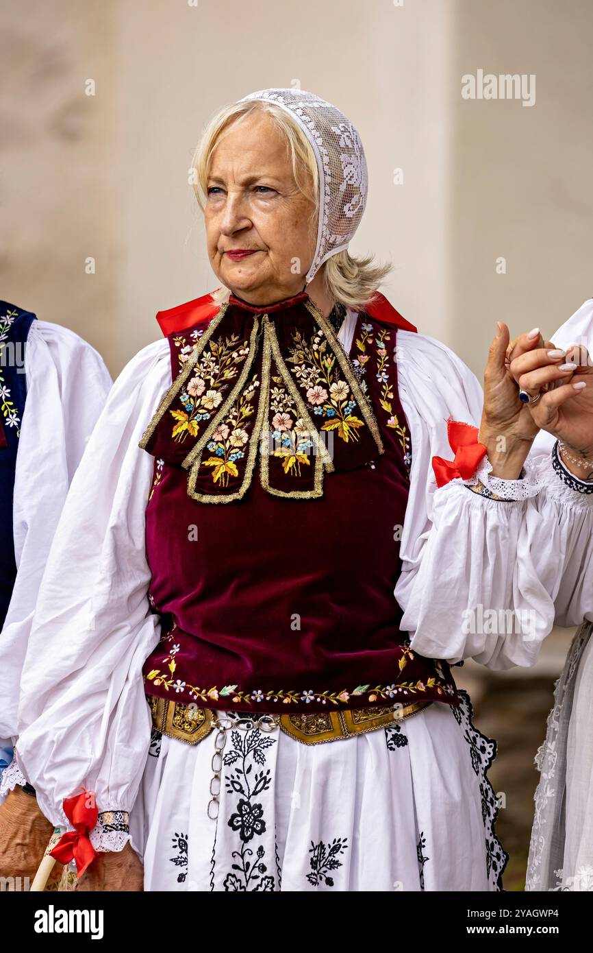 Festival Traditionell de Siebenbürgen Saxons en roumanie Banque D'Images